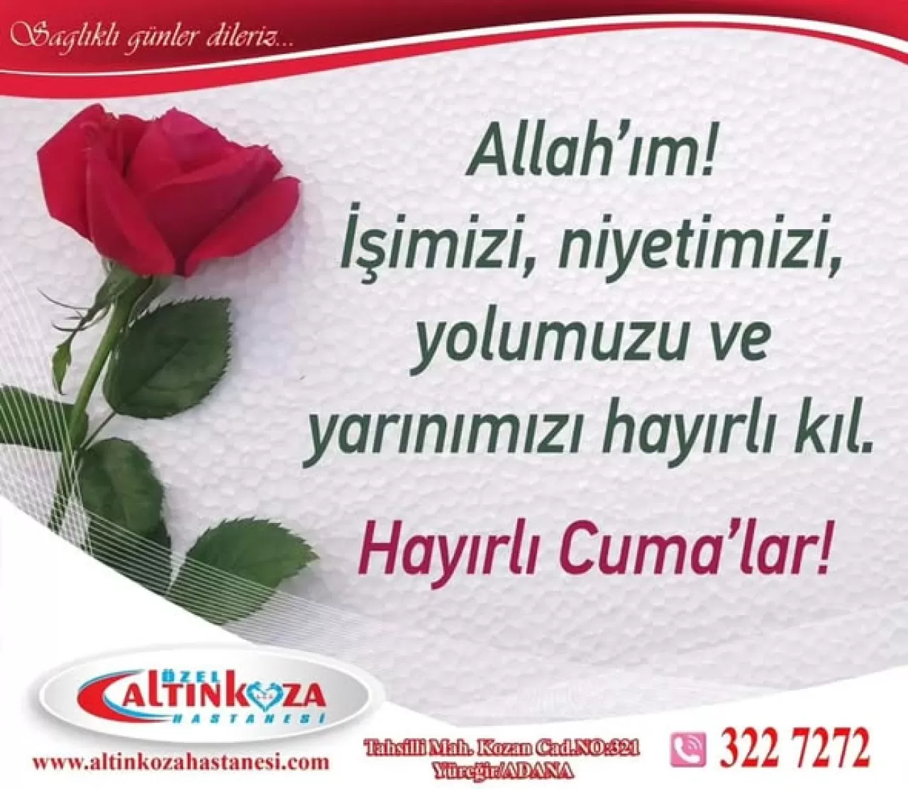 Özel Altınkoza Hastanesi, Adana'da Sağlık Hizmetlerine Devam Ediyor