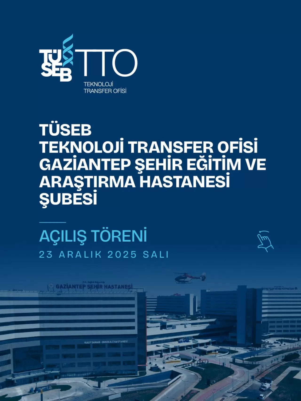 TÜSEB Teknoloji Transfer Ofisi, Gaziantep'te Şube Açıyor