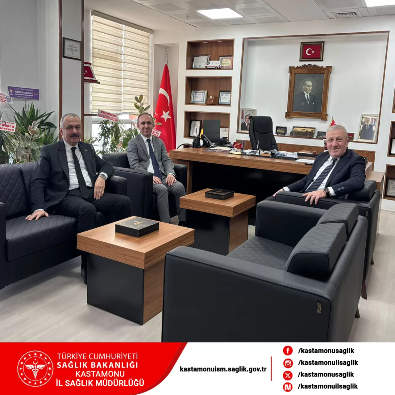 Kastamonu İl Sağlık Müdürlüğü'nde Üst Düzey Ziyaret