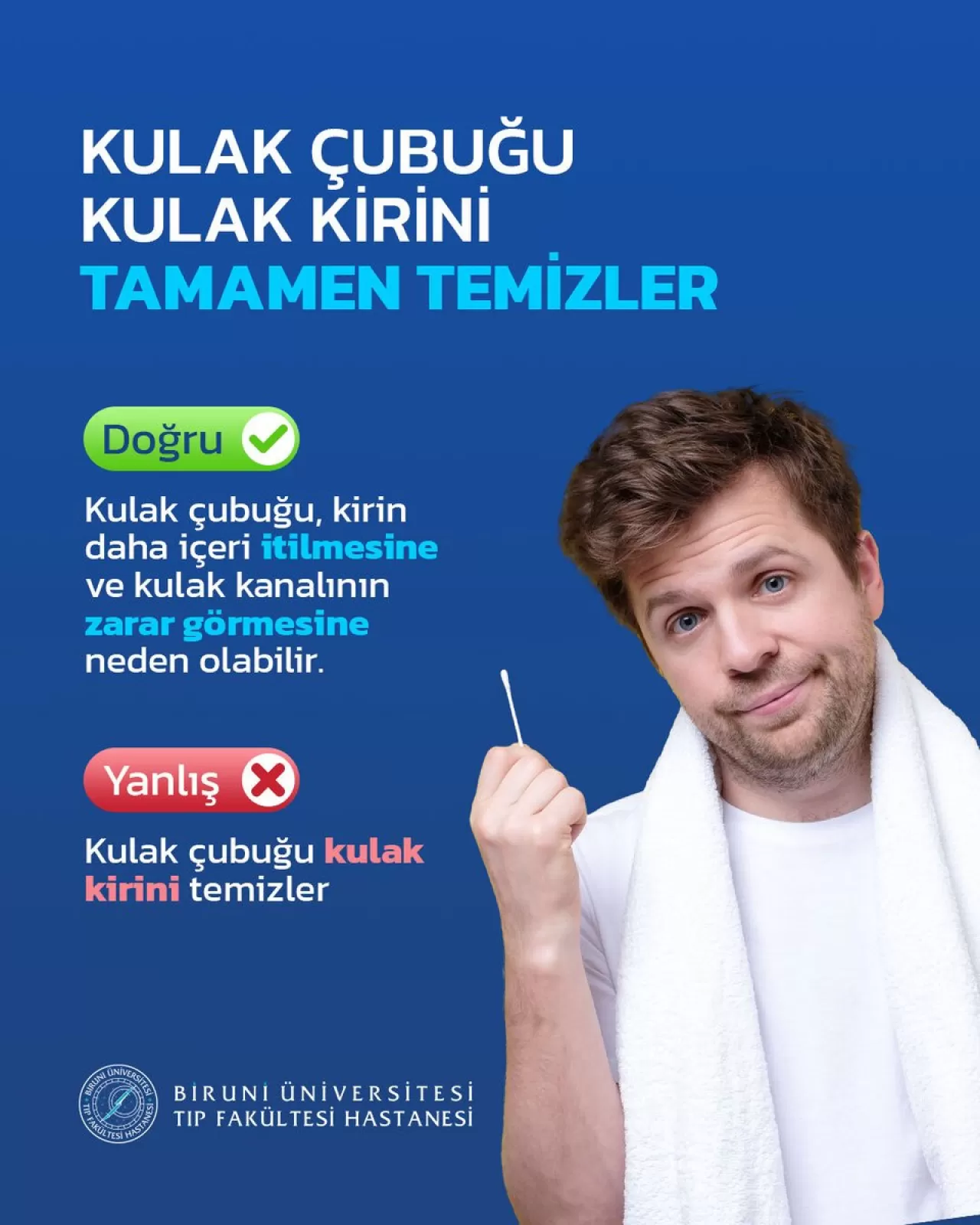 Kulak Çubuğu Kullanımı Uyarısı: Kulaklarınızı Temizlerken Zarar Verebilirsiniz