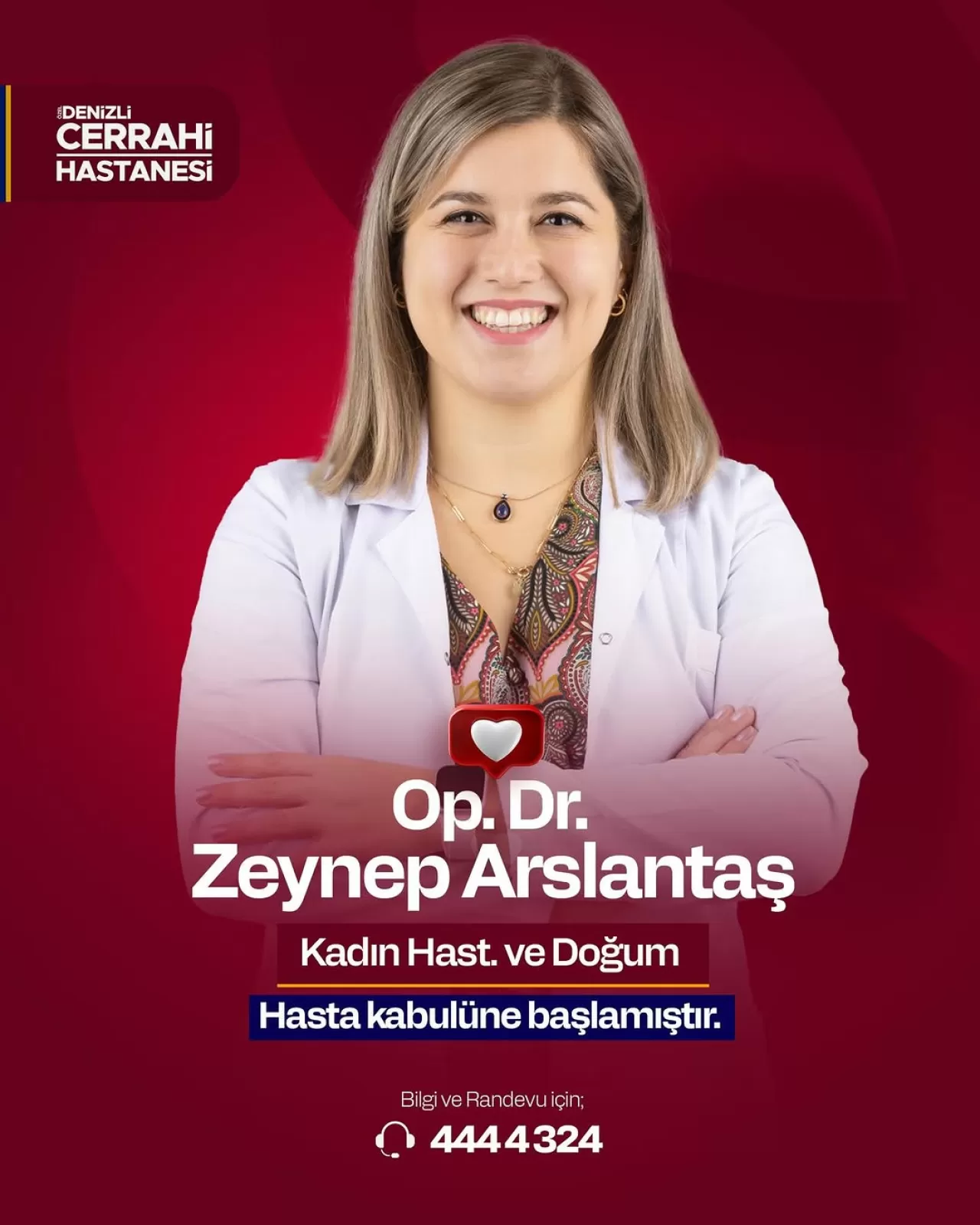 Op. Dr. Zeynep Arslantaş, Özel Denizli Cerrahi Hastanesi'nde Hizmet Vermeye Başladı