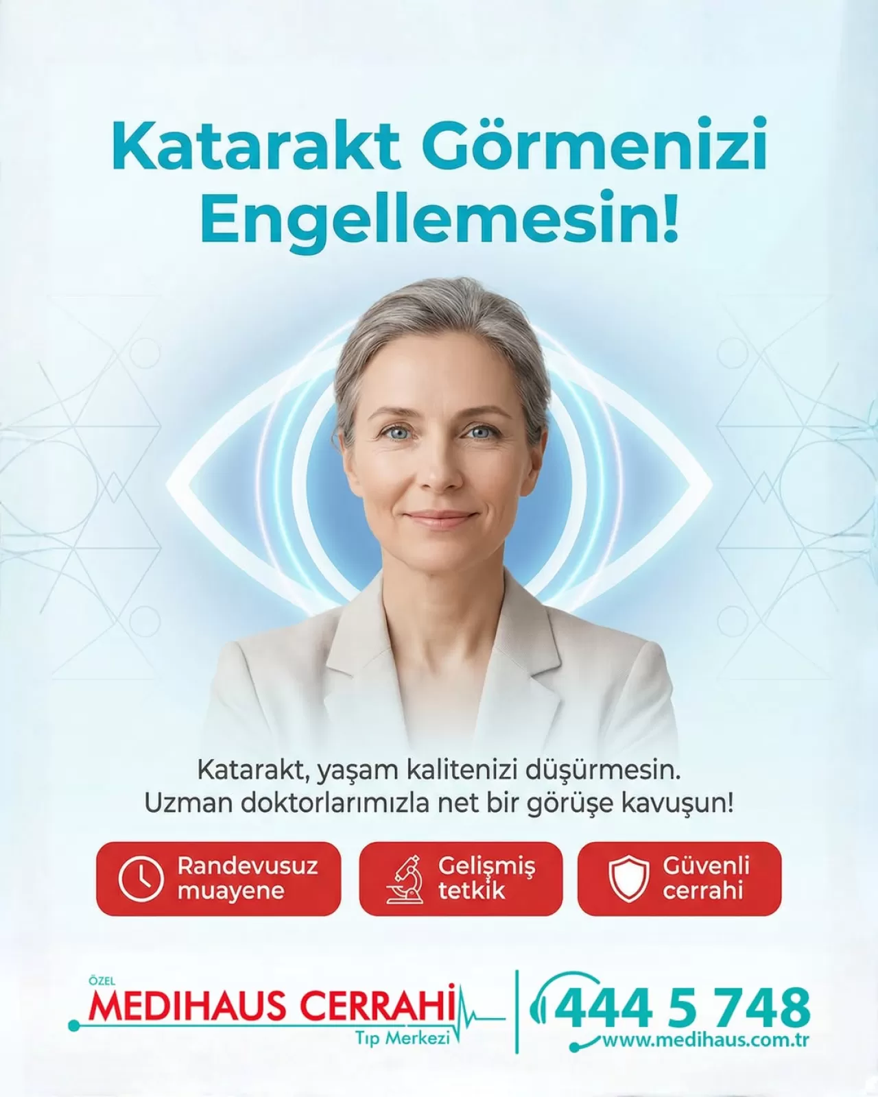 Katarakt Tedavisinde Güvenli Cerrahi ile Net Görüşe Kavuşun