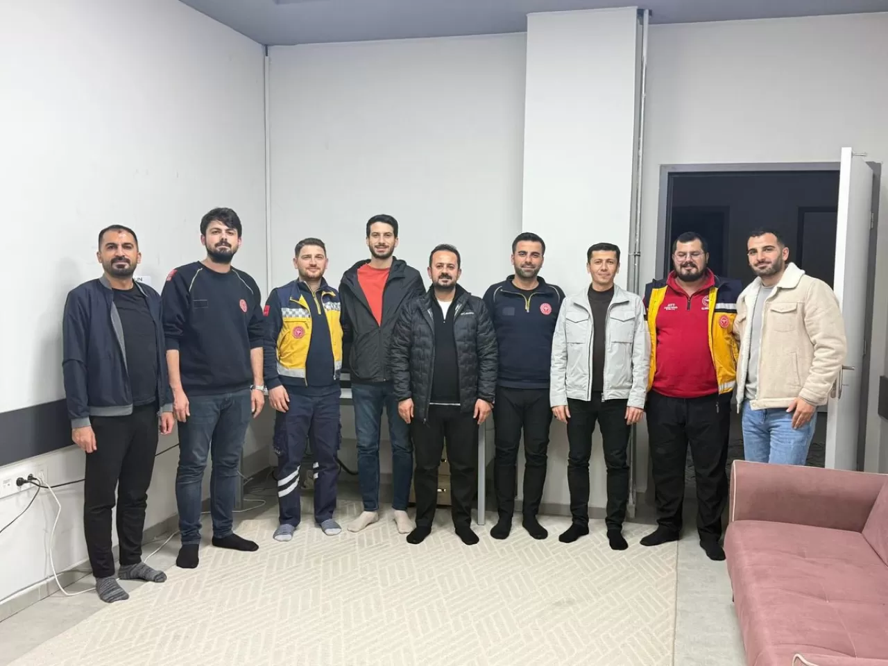 Sağlık-Sen Adıyaman, Kahta 112 Acil Sağlık Ekiplerini Ziyaret Etti