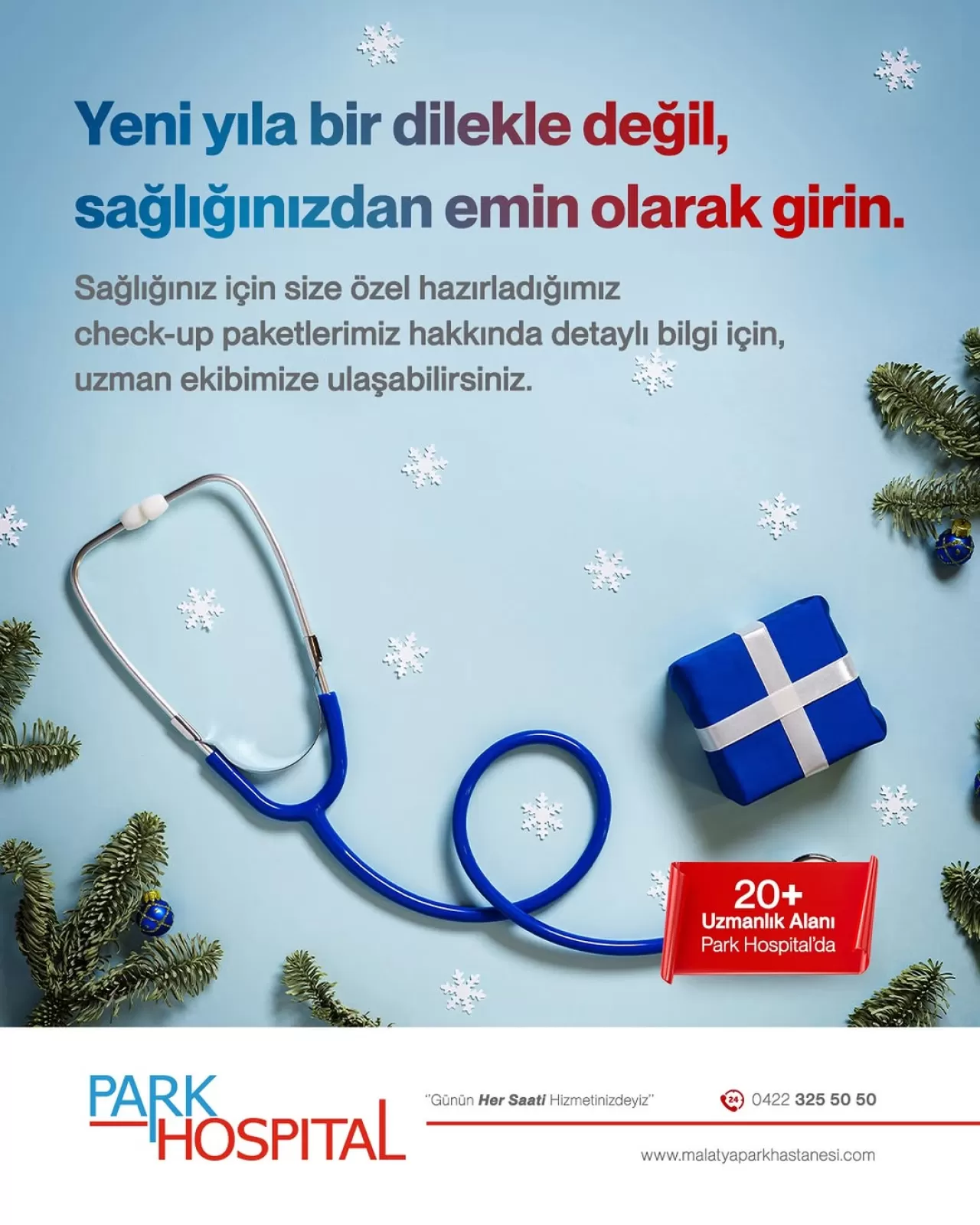 Malatya Park Hastanesi'nde Yeni Yıla Özel Check-Up Paketleri