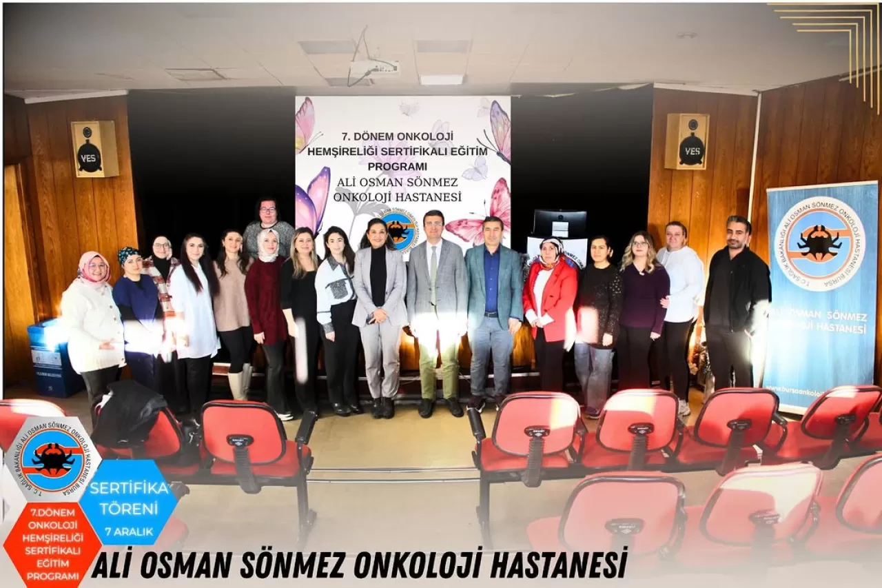 A.O.S Onkoloji Hastanesi'nde 7. Dönem Hemşirelik Sertifika Programı Tamamlandı