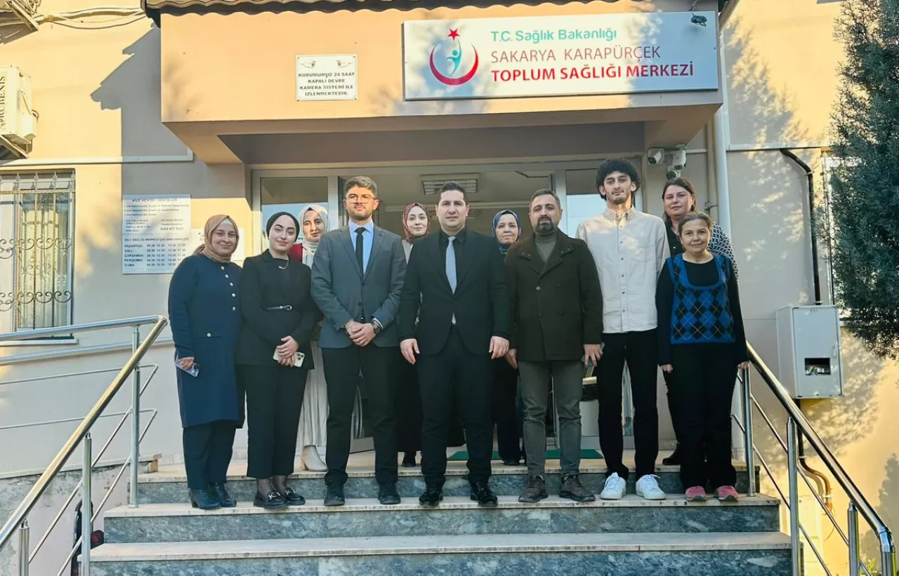 Sakarya İl Sağlık Müdürü Özdemir, Karapürçek'te Personelle Buluştu