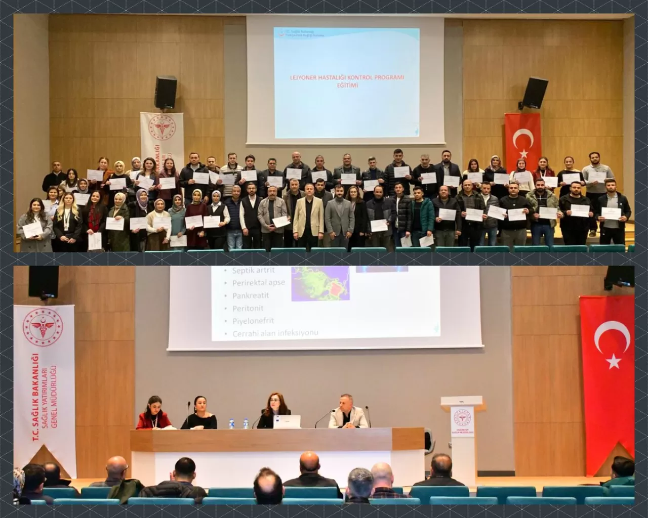 Gaziantep'te Otel ve Hastane Çalışanlarına Lejyoner Hastalığı Eğitimi