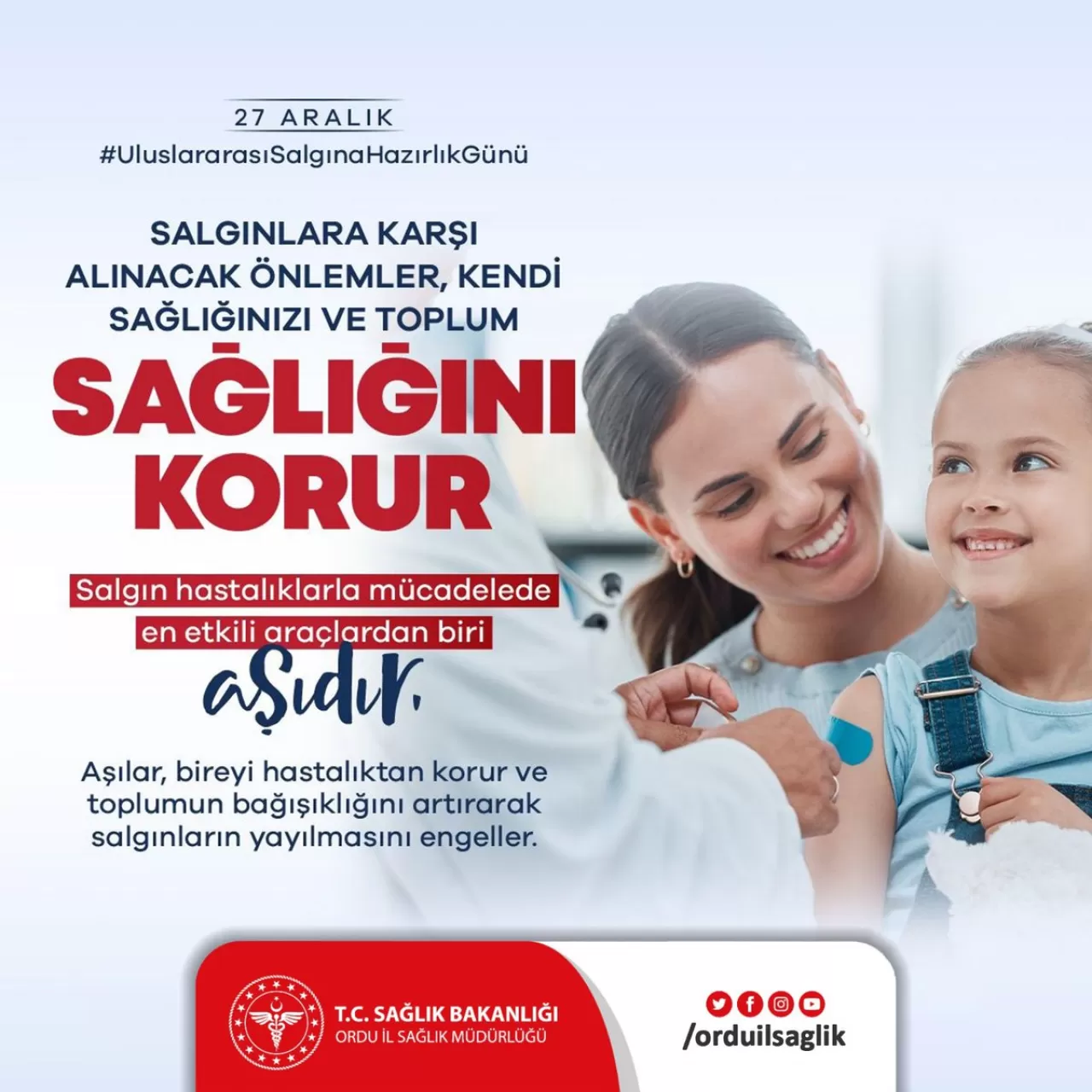 Ordu İl Sağlık Müdürlüğü'nden Aşı Uyarısı: Salgınlara Karşı En Etkili Korunma Yolu