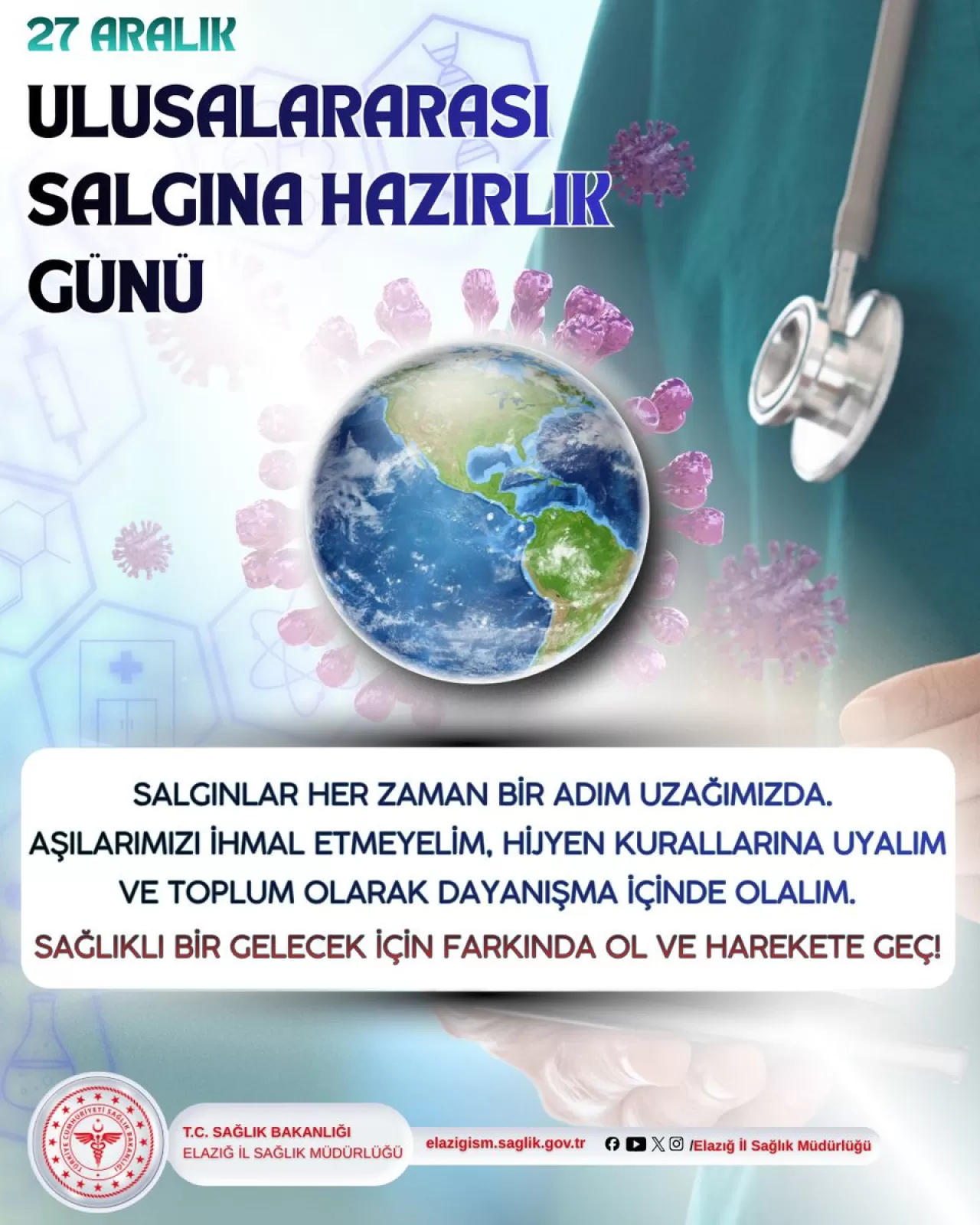 Elazığ İl Sağlık Müdürlüğü'nden Salgın Uyarısı: Aşı ve Hijyen Vurgusu