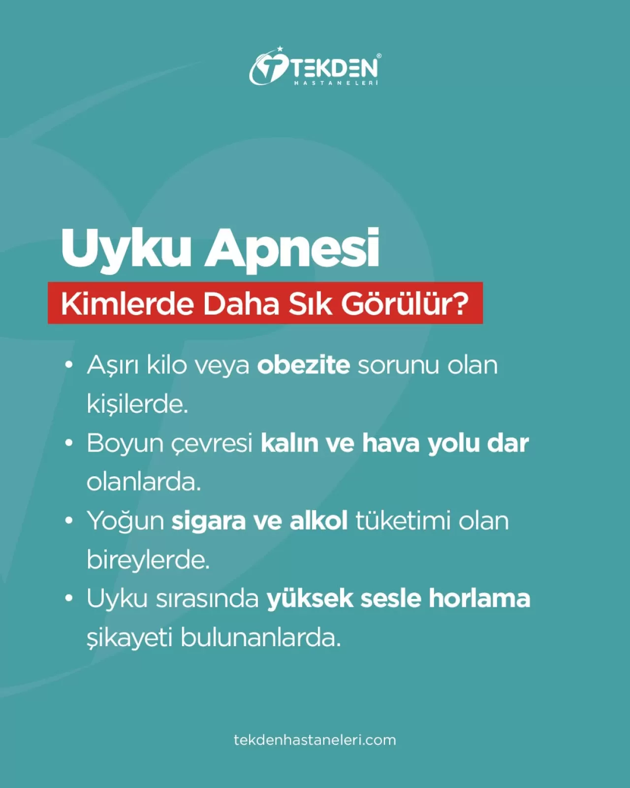 Uyku Apnesi Ciddi Bir Sağlık Sorunu: Horlama ve Ötesinde Yatan Riskler