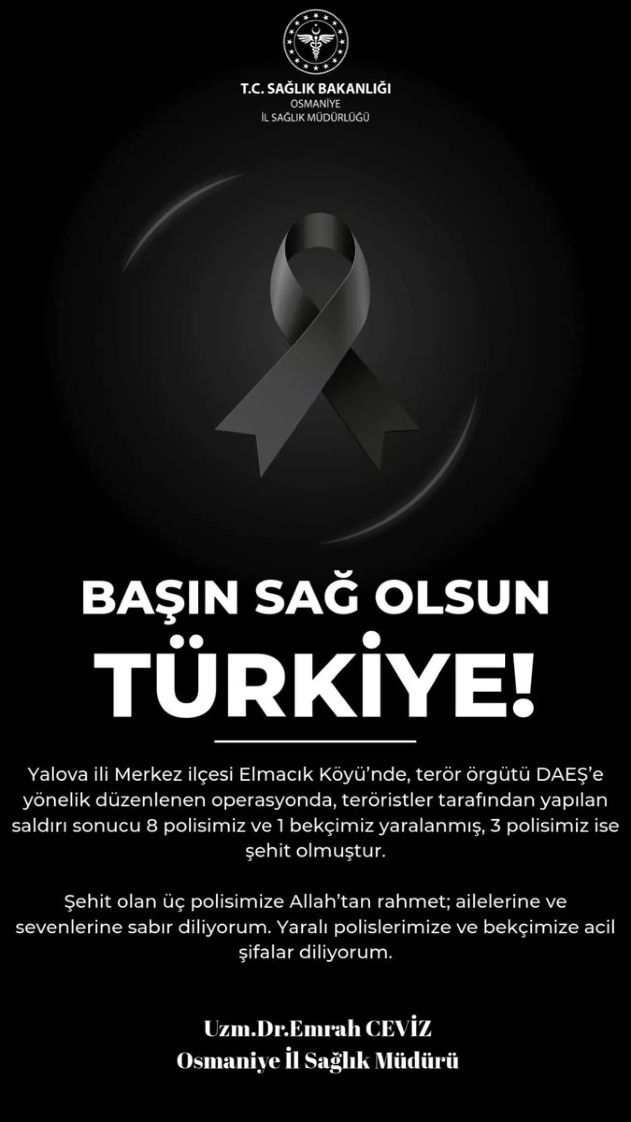 Osmaniye İl Sağlık Müdürlüğü