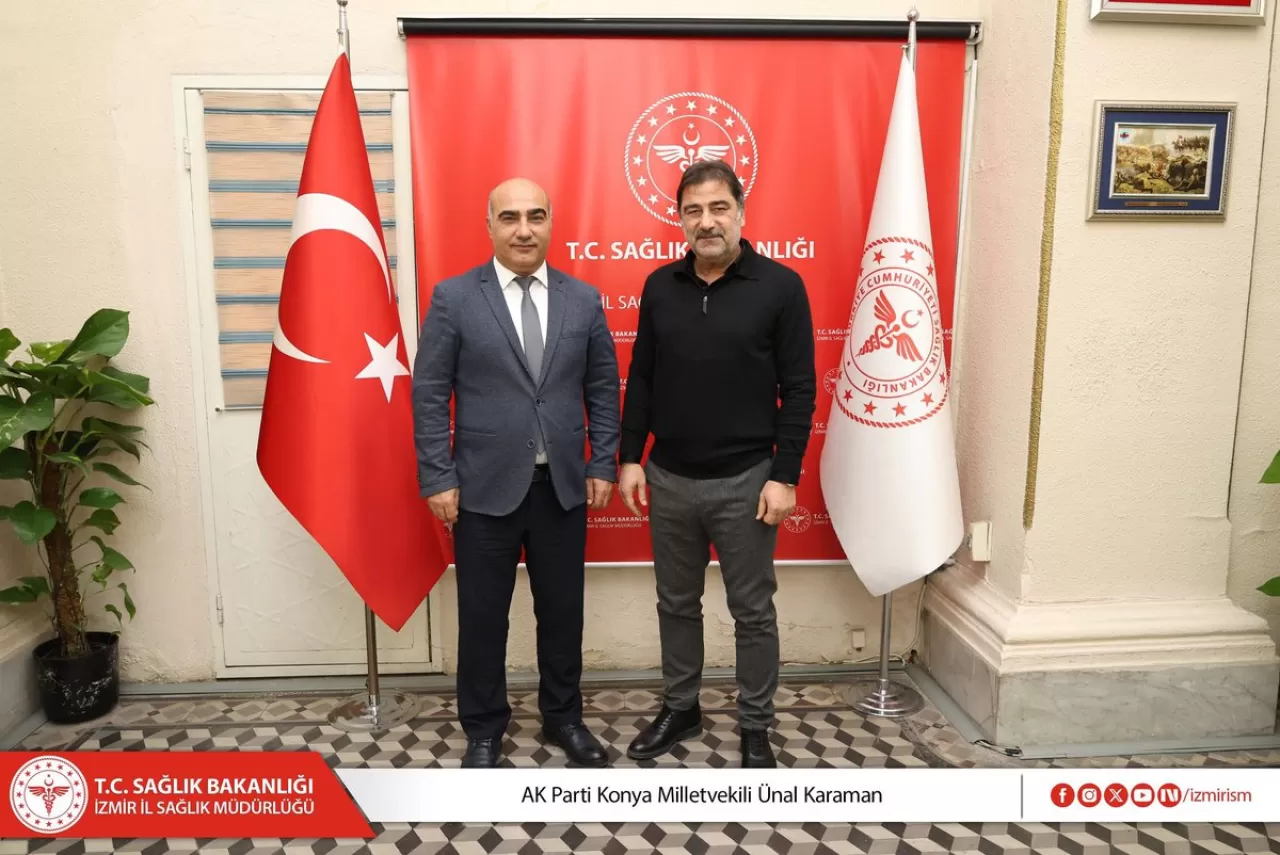 AK Parti Konya Milletvekili Karaman, İzmir İl Sağlık Müdürü Kul'u Ziyaret Etti