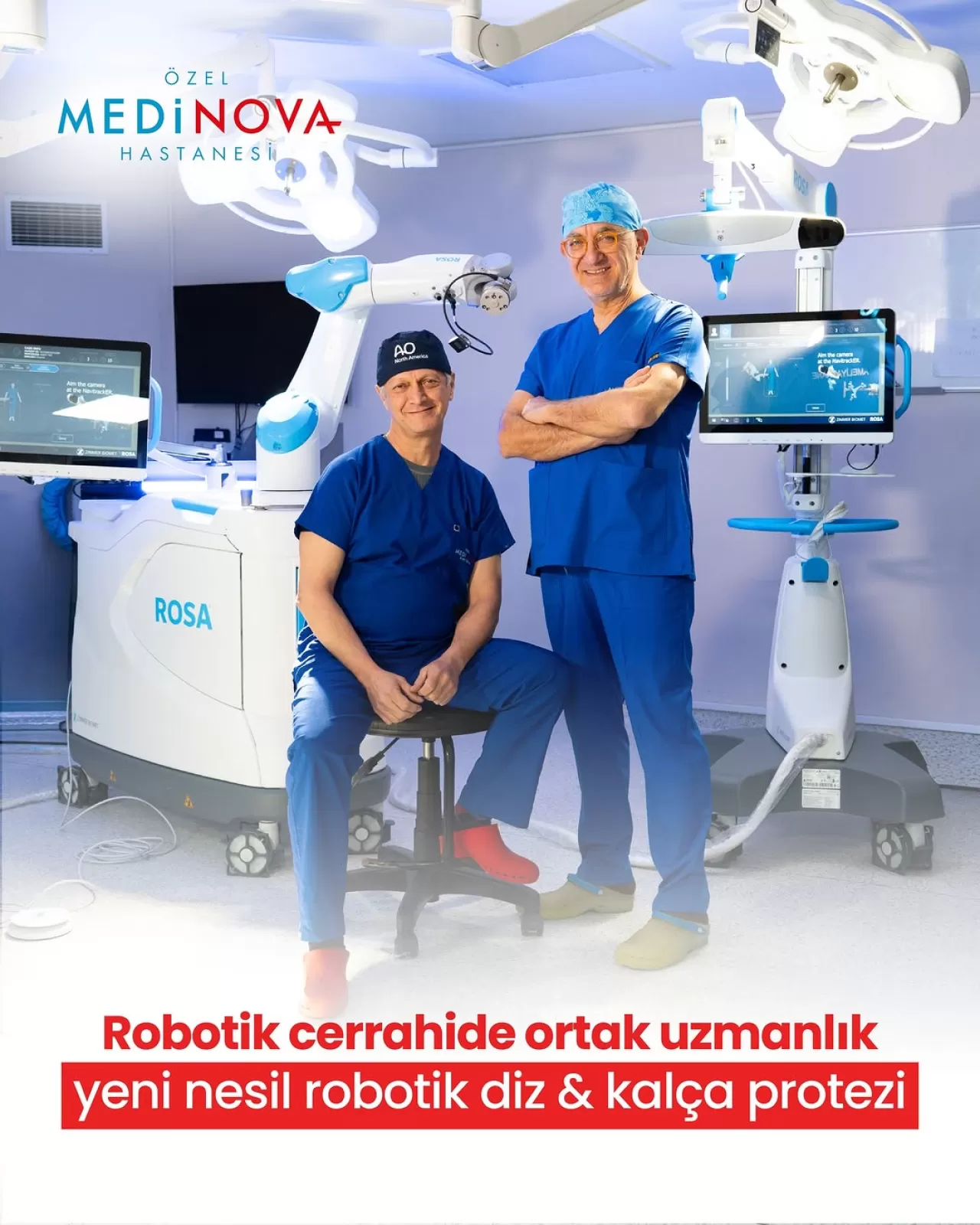 Medinova Hastanesi'nde Robotik Cerrahi ile Diz ve Kalça Protezi Tedavileri