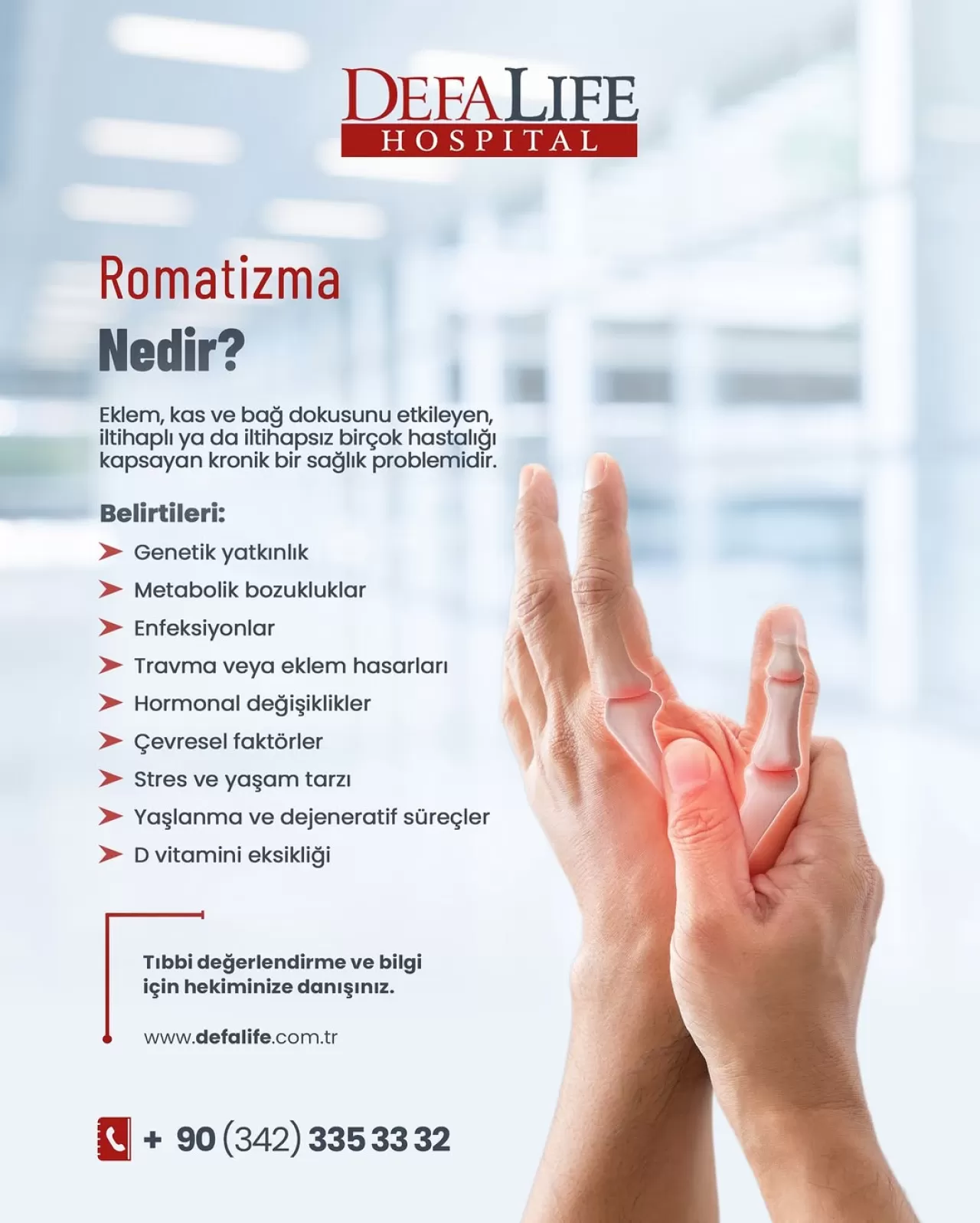 Gaziantep Defa Life Hastanesi'nden Farenjit Hakkında Bilgilendirme