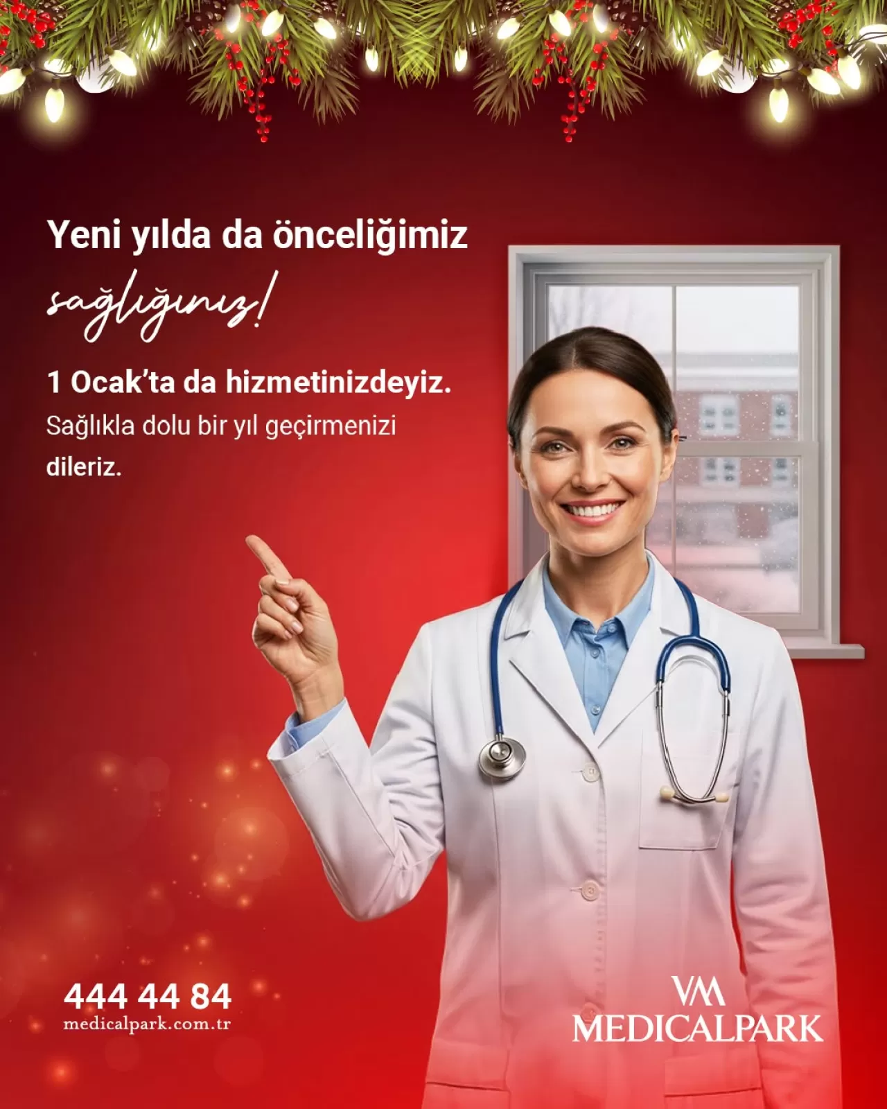 VM Medical Park Bursa, Yeni Yılda da Kesintisiz Sağlık Hizmeti Sunmaya Devam Edecek