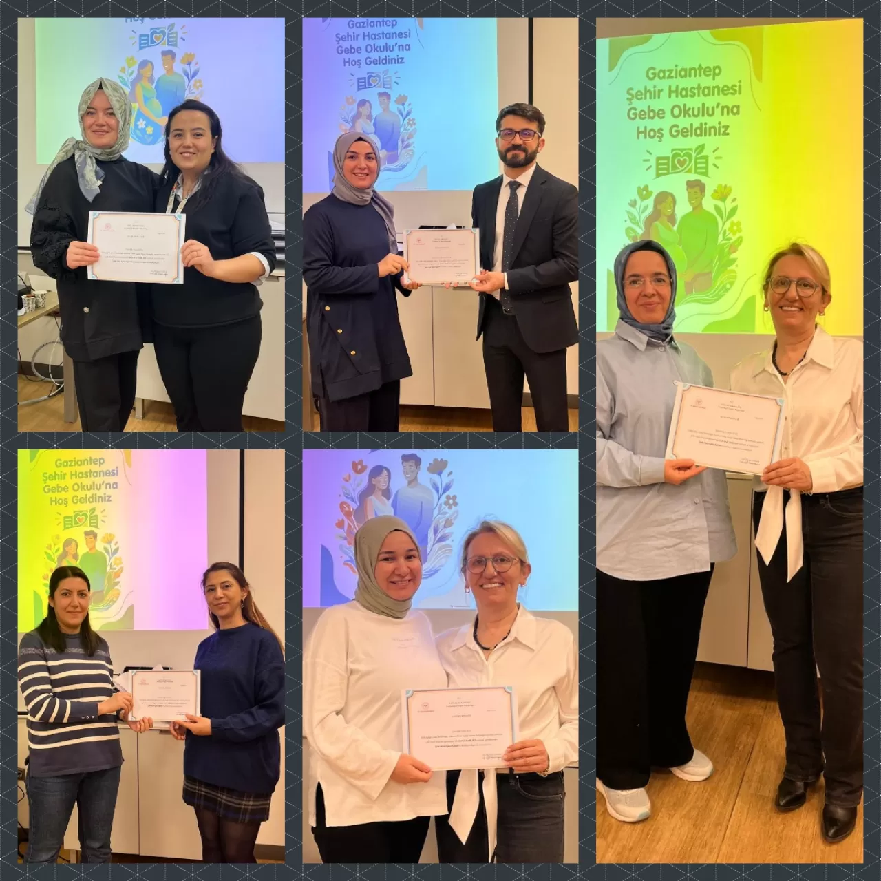 Gaziantep'te Gebe Okulu Eğitici Eğitimi Tamamlandı