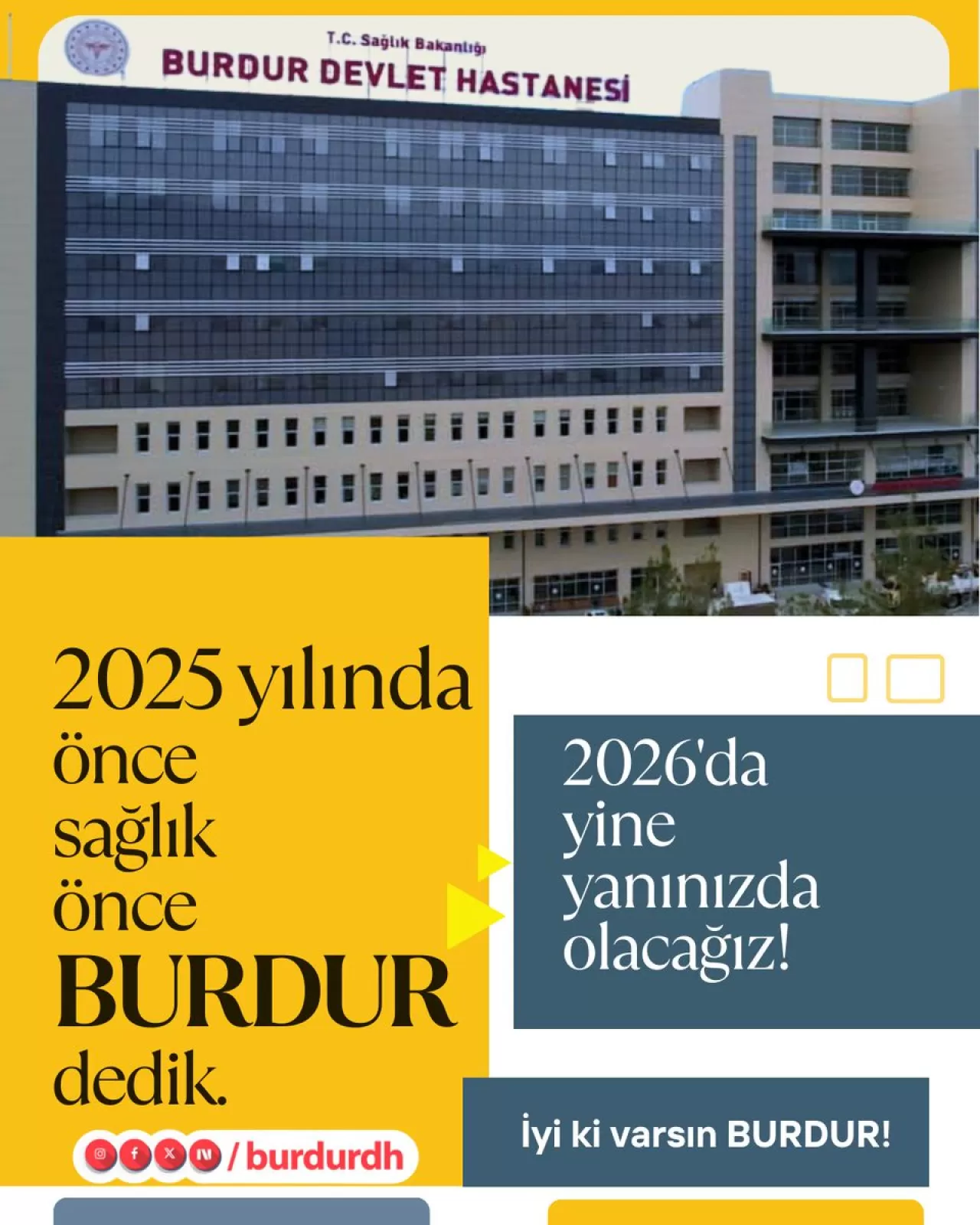 Burdur Devlet Hastanesi 2025 Yılında Koruyucu Sağlık Hizmetlerine Odaklandı