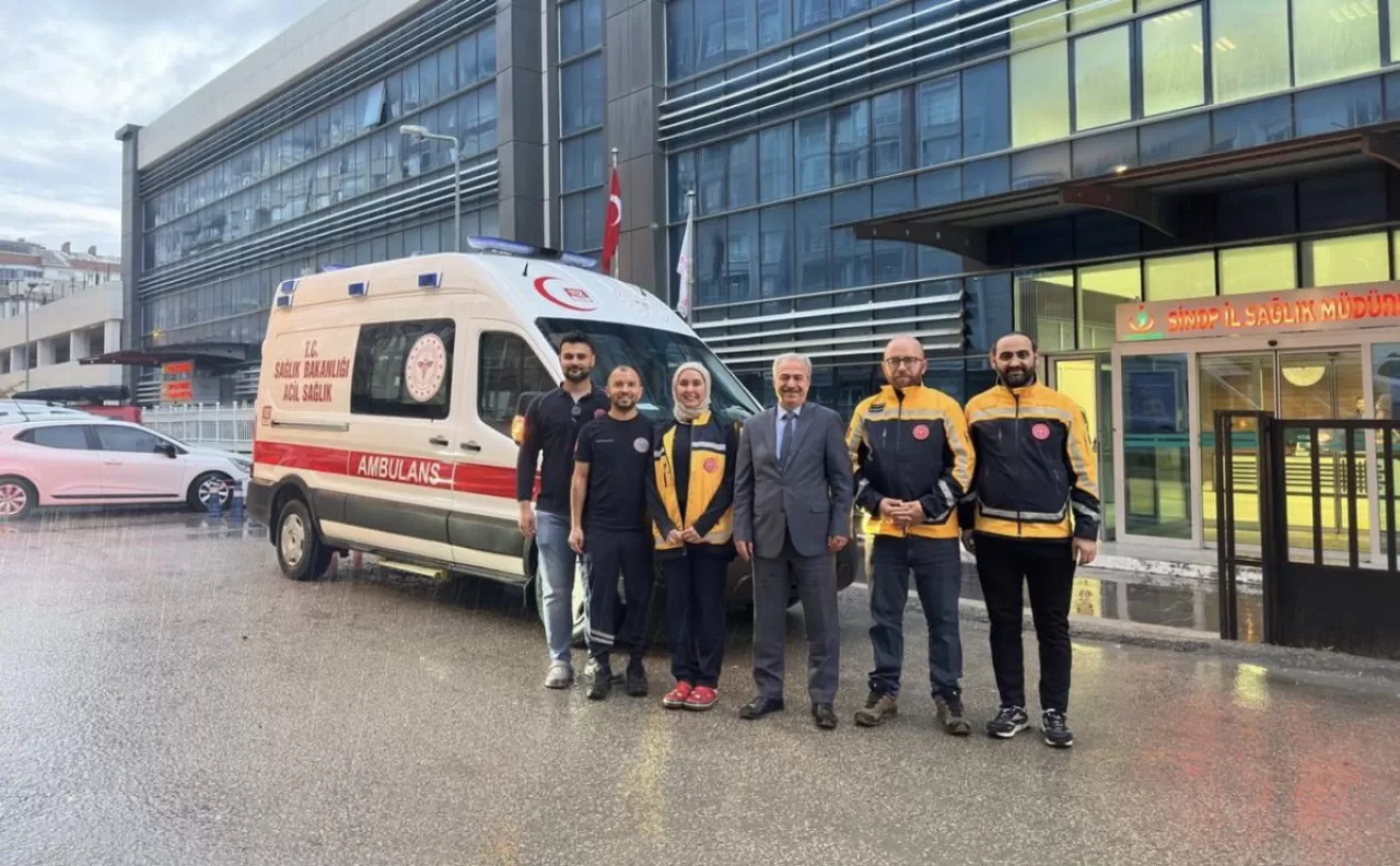 Sinop'ta Ambulans Sayısı Artarak Acil Müdahale Kapasitesi Güçlendi