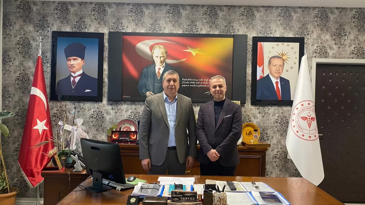 Nevşehir İl Sağlık Müdürü'nden Hastane Çalışanına Teşekkür Ziyareti