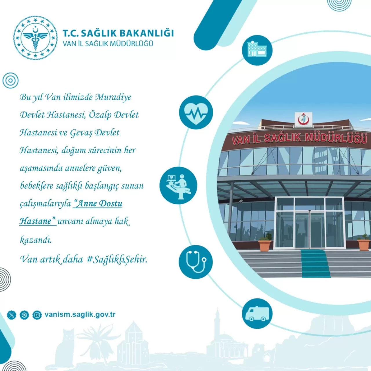 Van'daki Üç Hastane 