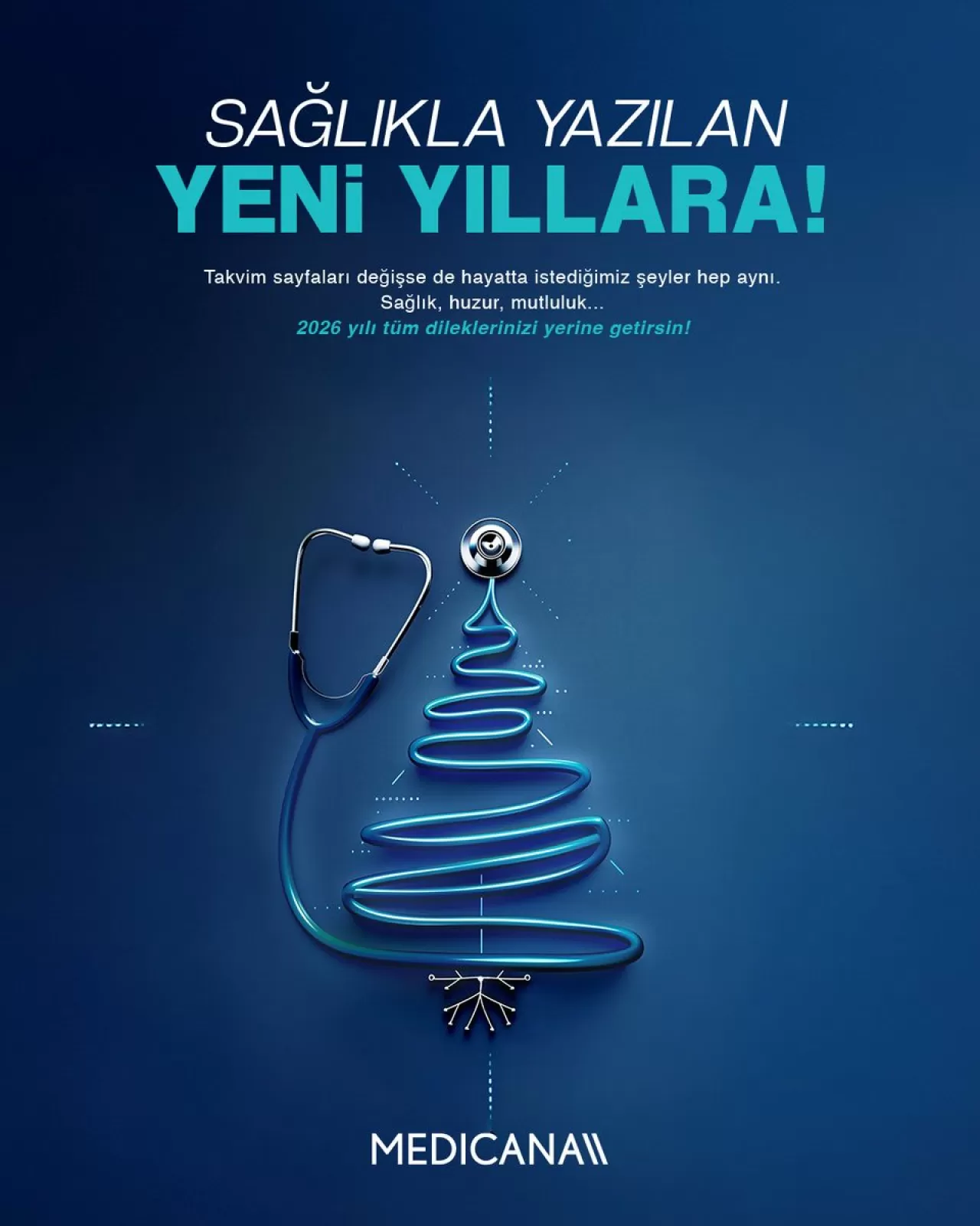 Medicana Bursa Hastanesi'nden 2026 için Sağlık ve İyilik Temennisi