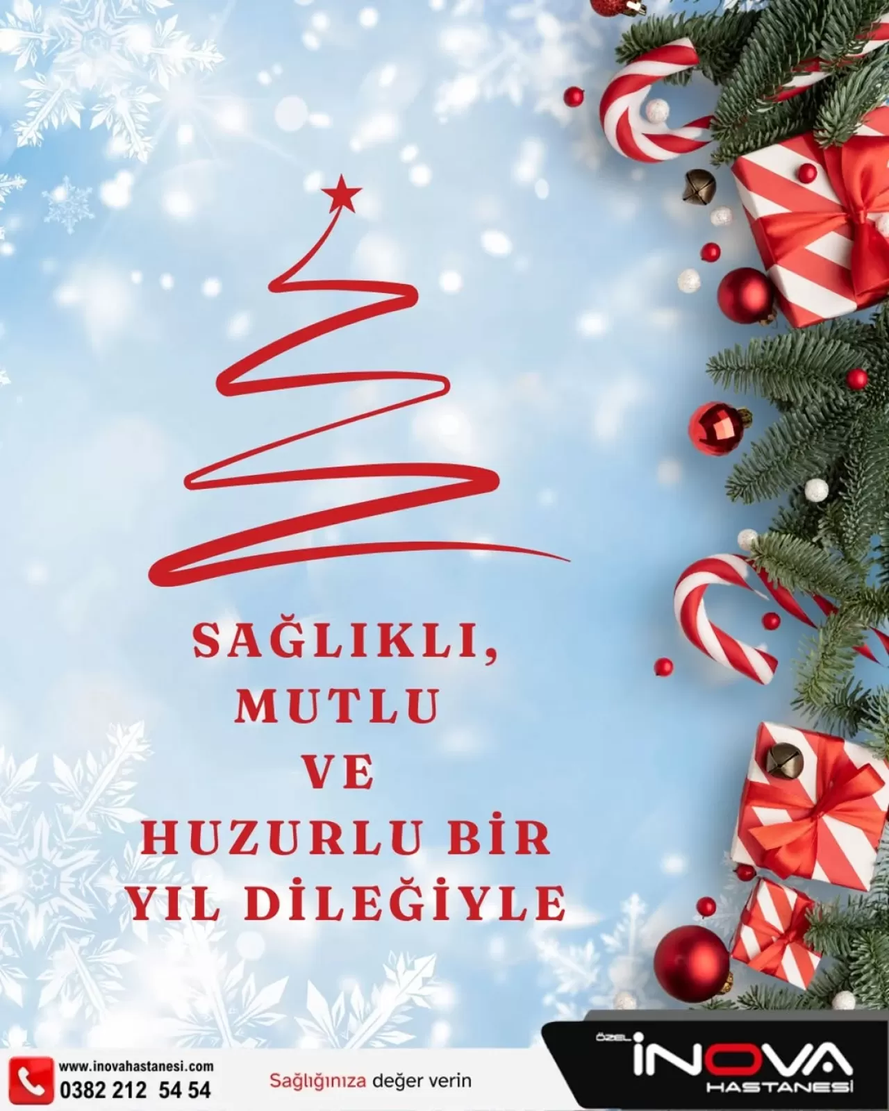 Aksaray İnova Hastanesi'nden Yeni Yıl Mesajı: 