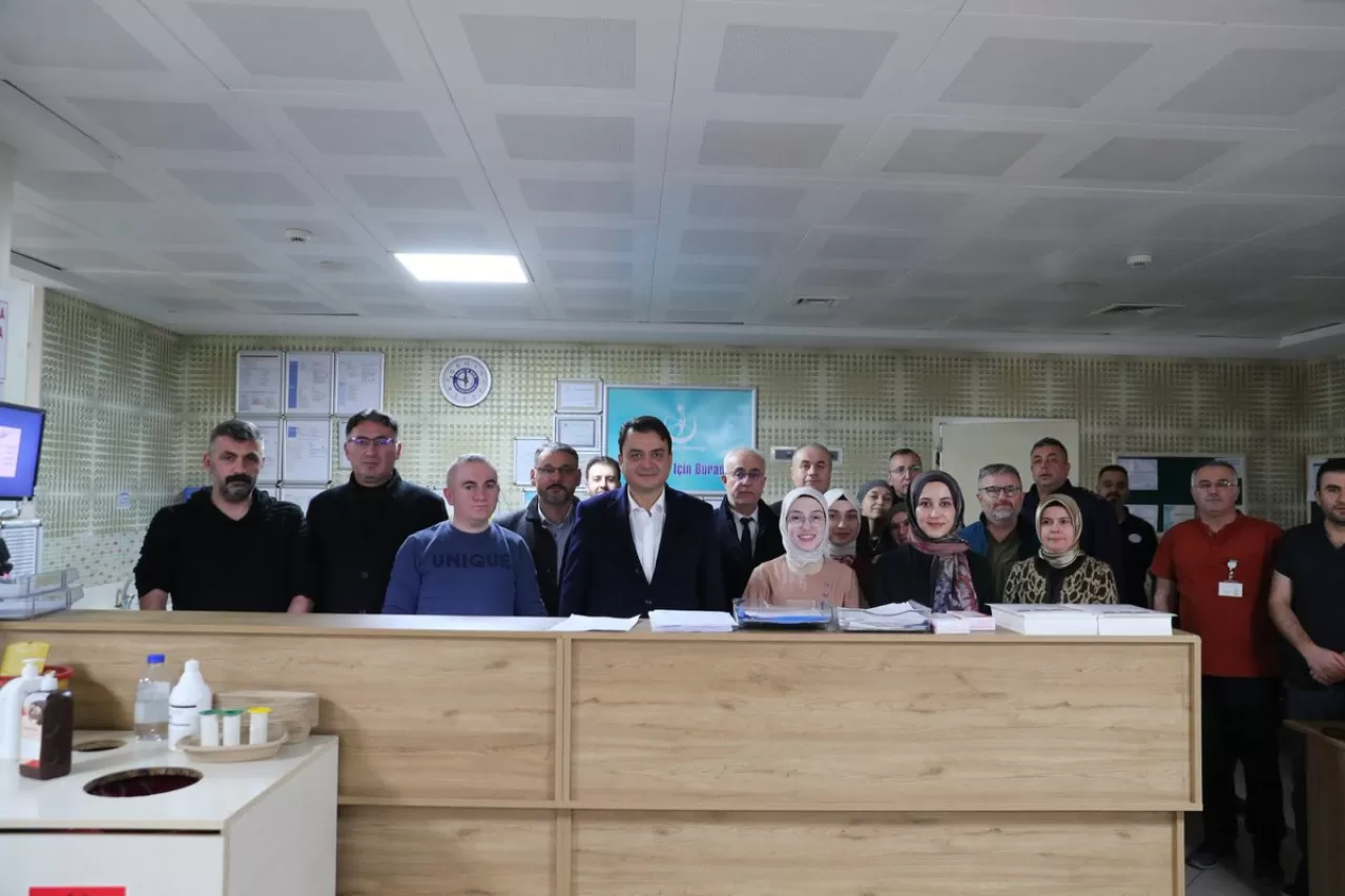 Tokat Valisi Abdullah Köklü, Devlet Hastanesi'nde Hastalar ve Personelle Bir Araya Geldi