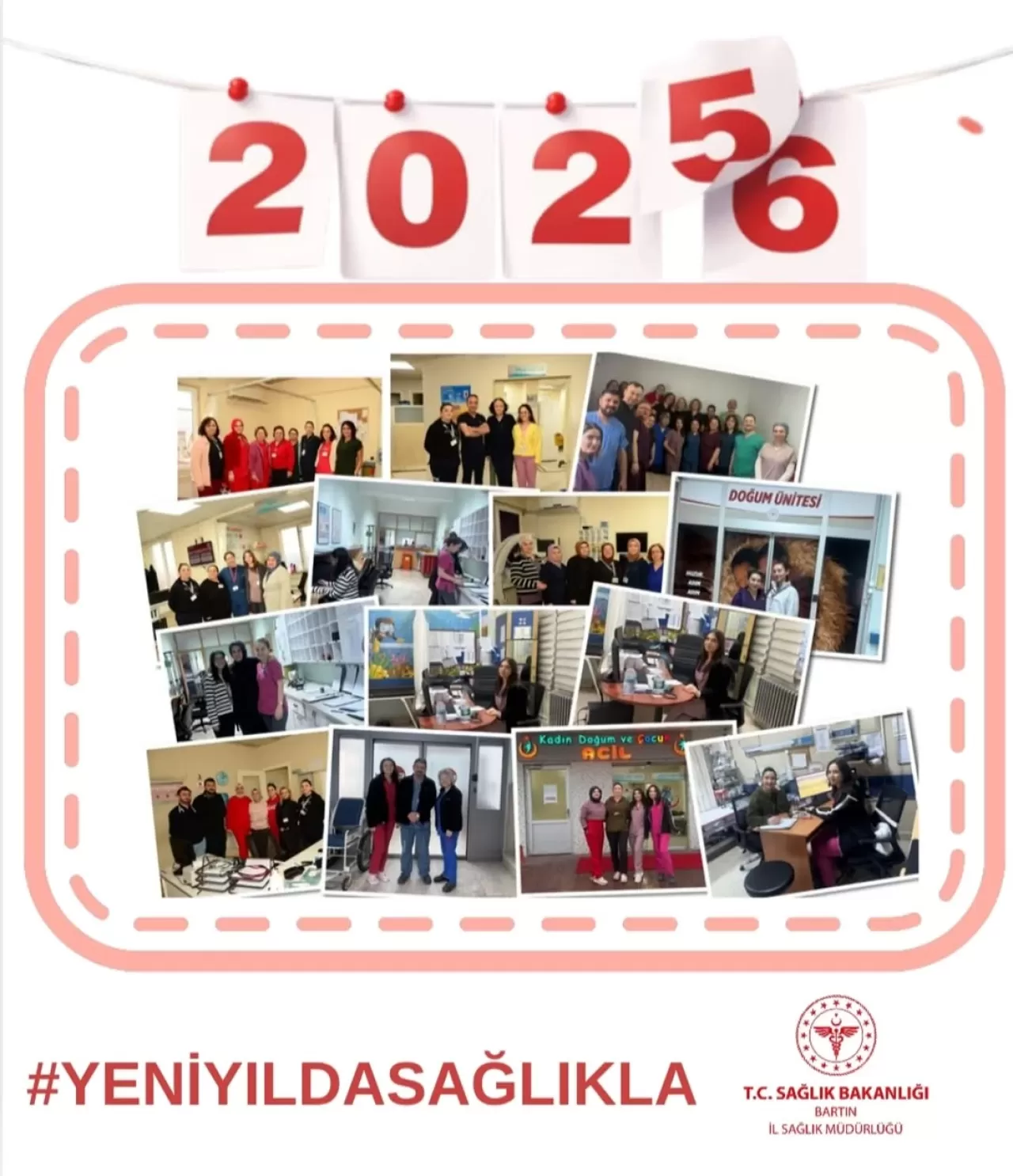 Bartın Sağlık Çalışanları Yeni Yıla Görev Başında Girdi