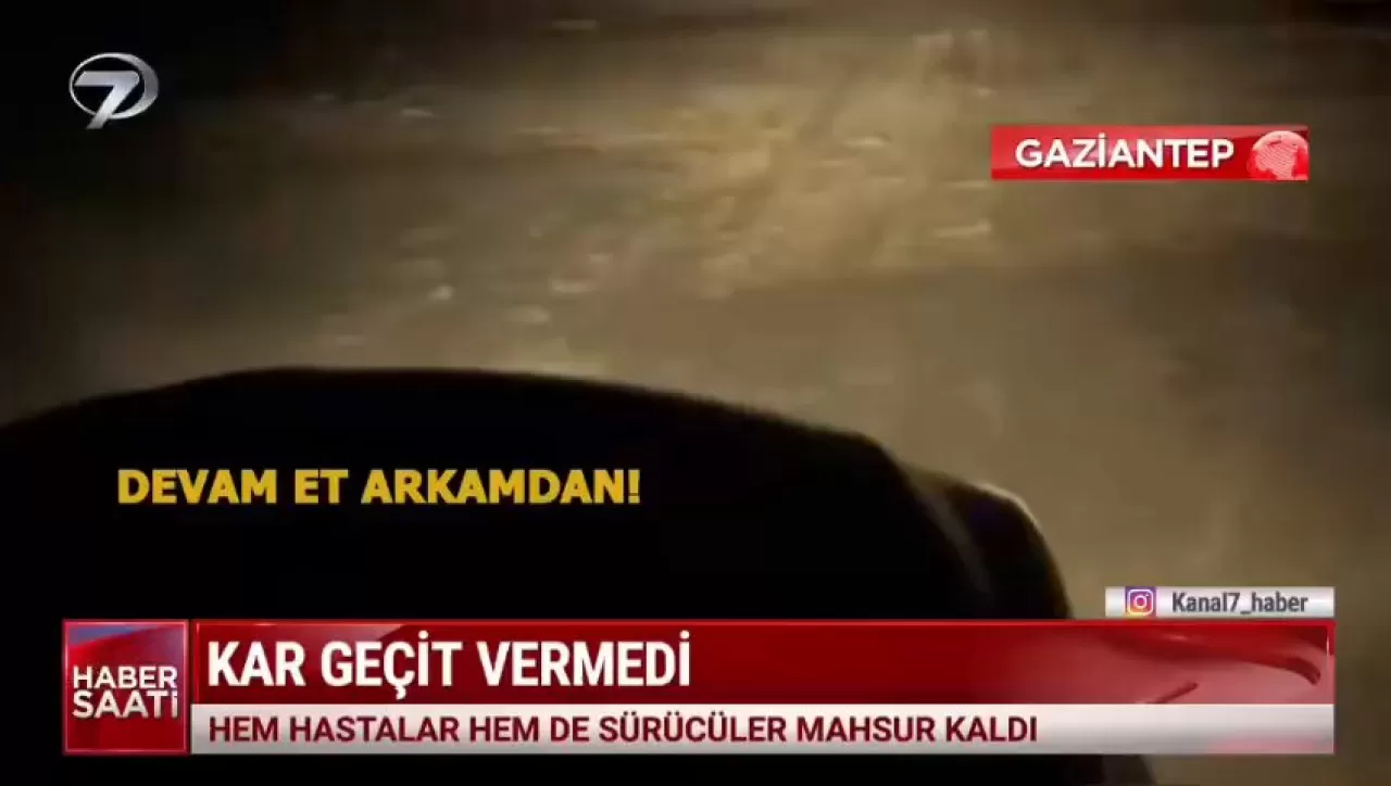 UMKE Ekipleri Karla Kapanan Yollarda Anne Adayını Hastaneye Zamanında Ulaştırdı