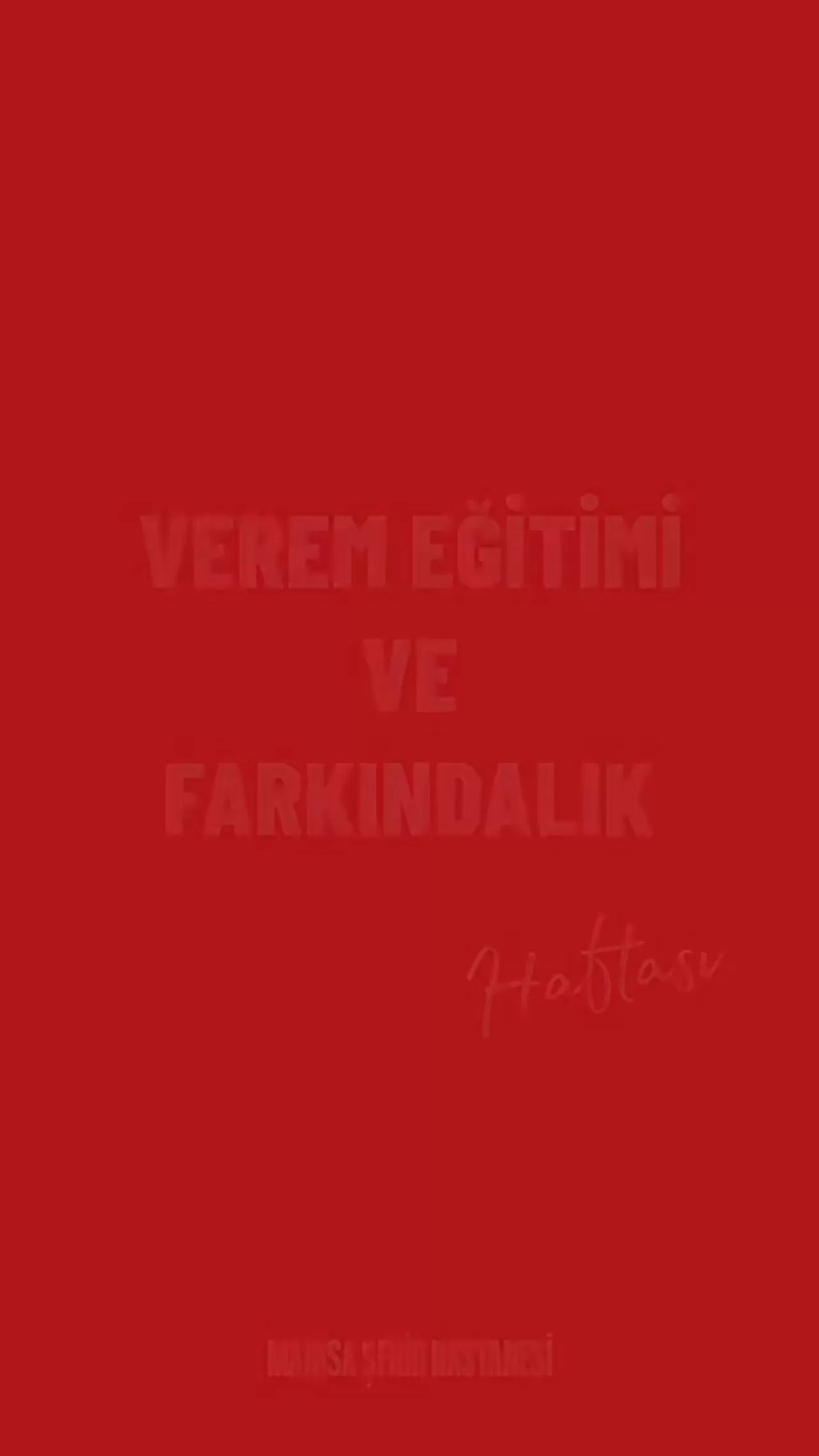 Manisa'da Verem Haftası Etkinlikleri: Uzmanından Hastalıkla İlgili Önemli Uyarılar