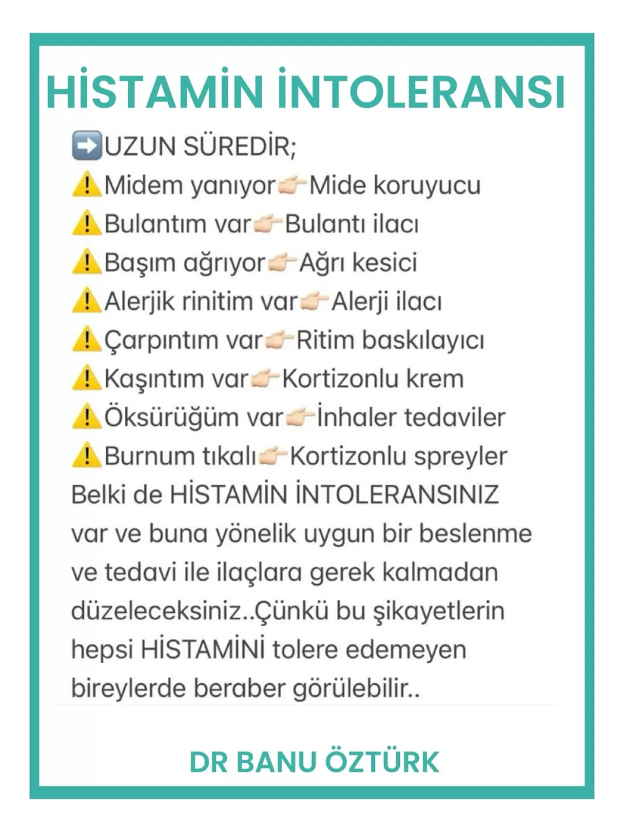 Histamin İntoleransı ve Düşük Histaminli Beslenme ile Başa Çıkma Yolları