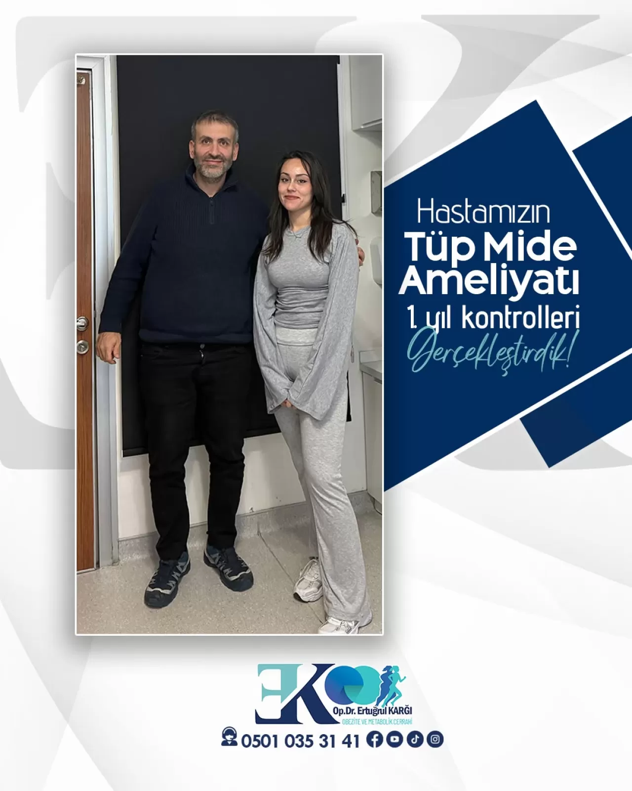Tüp Mide Ameliyatı Sonrası 1 Yıllık Kontroller ve Önemi