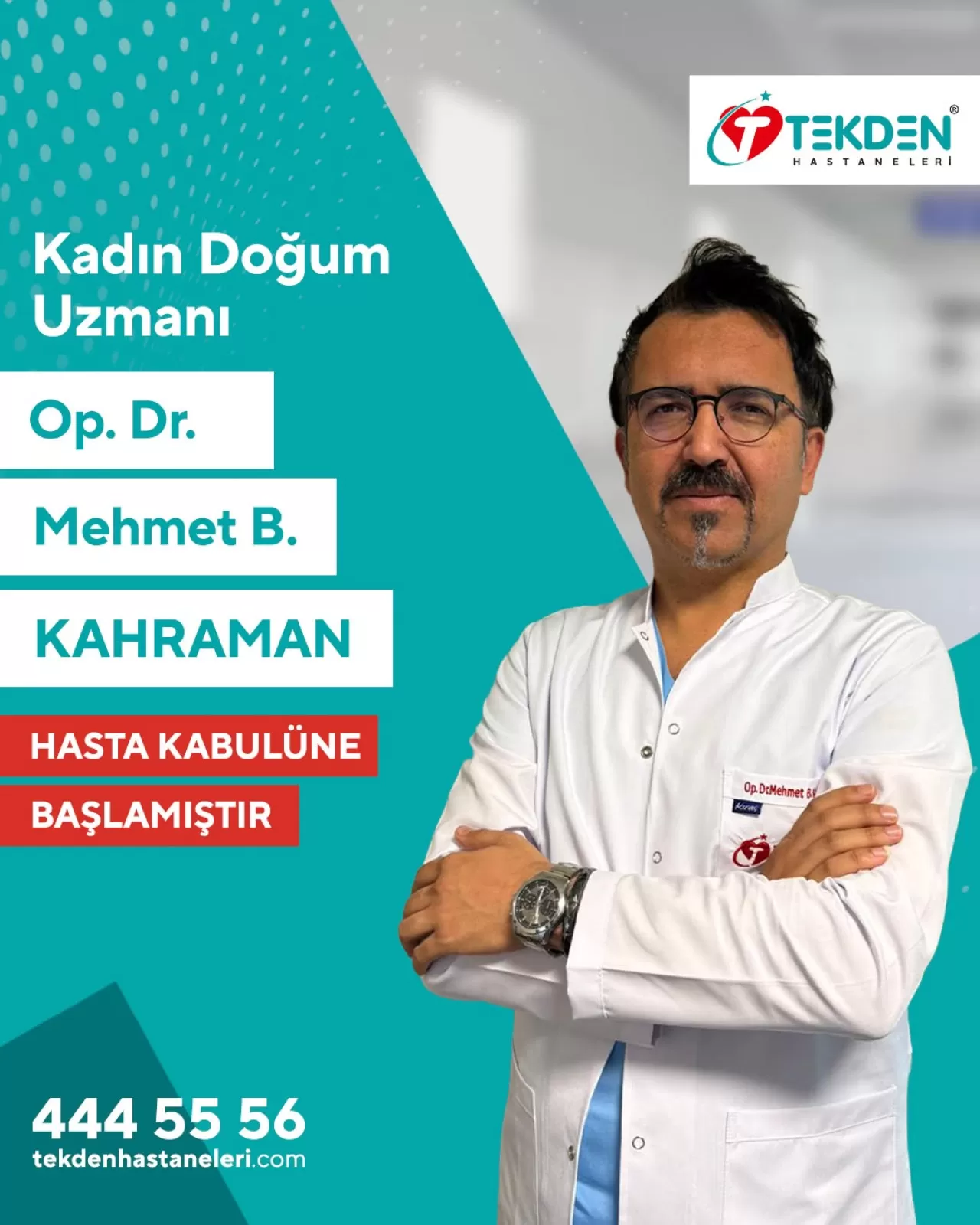Kayseri Tekden Hastanesi'nde Yeni Kadın Doğum Uzmanı Hasta Kabulüne Başladı