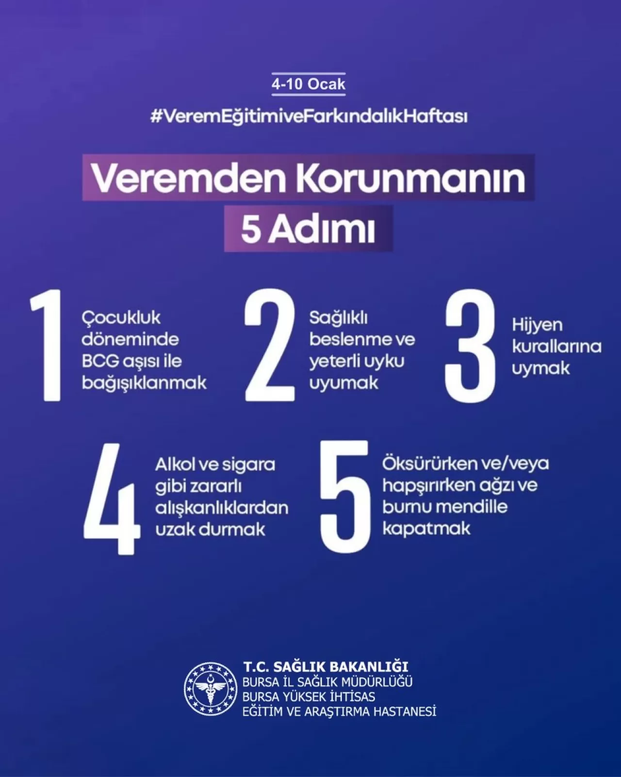 Veremle Mücadelede Farkındalık ve Eğitimin Önemi Vurgulandı