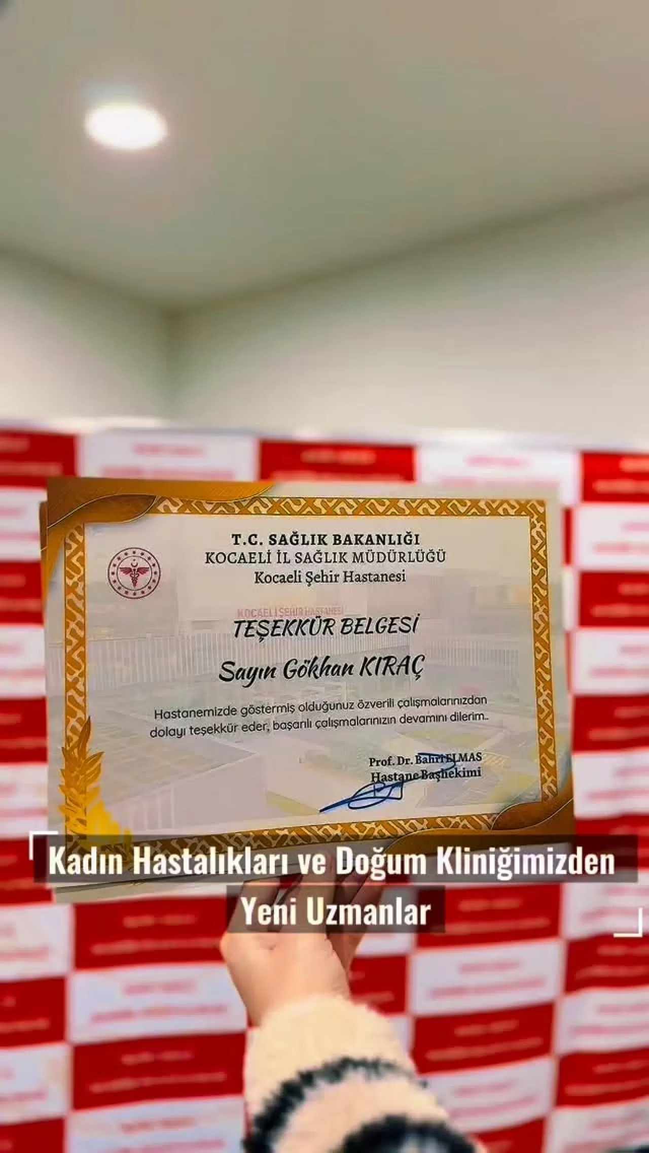 Kocaeli Şehir Hastanesi'nde Üç Yeni Kadın Doğum Uzmanı Göreve Başladı