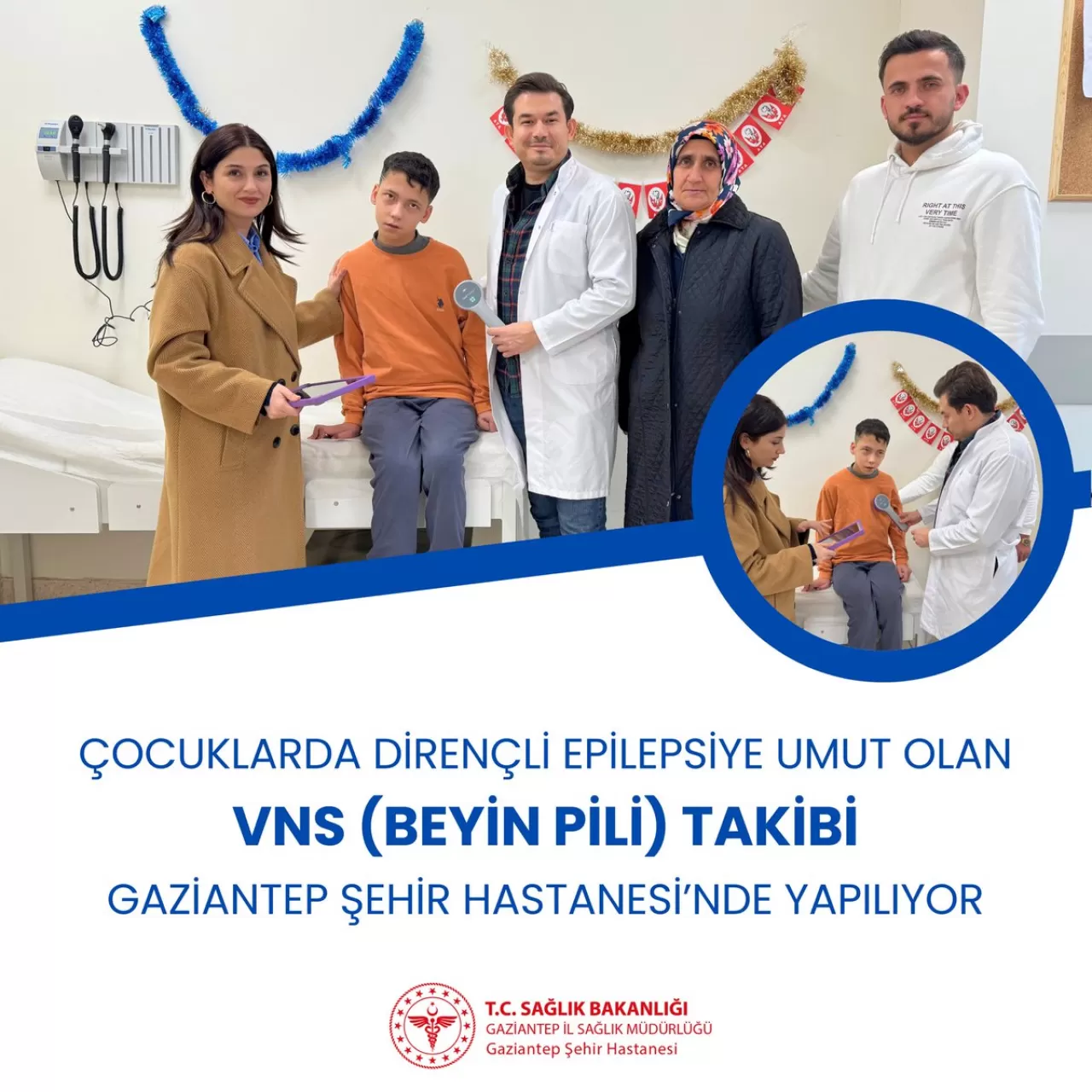 Gaziantep'te Çocuklarda Dirençli Epilepsi Tedavisinde VNS Beyin Pili Uygulaması