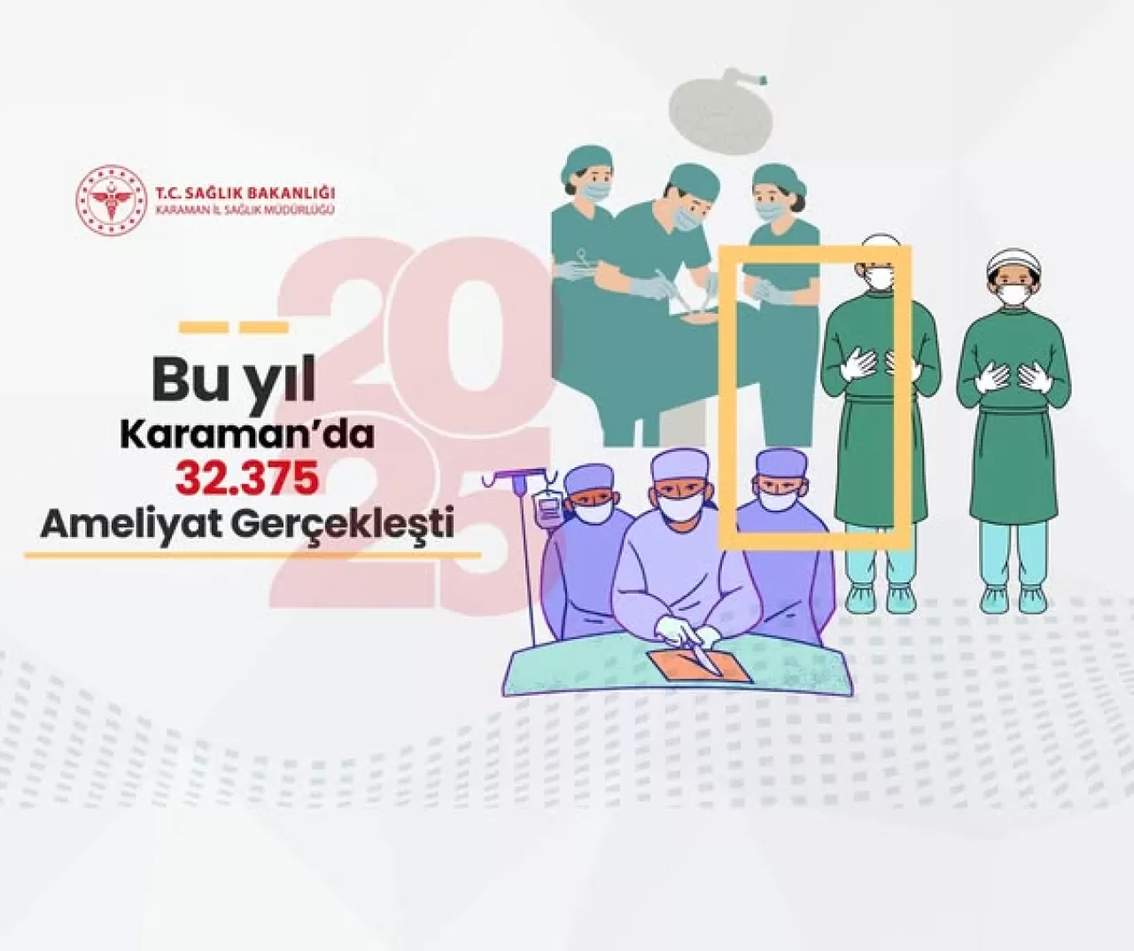 Karaman'da Sağlıkta Büyük Başarı: Bir Yılda 32 Bin 375 Ameliyat Gerçekleştirildi