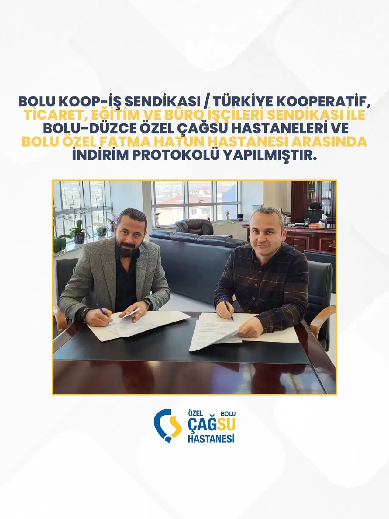 Bolu'da Sağlık Çalışanlarına Yönelik İndirim Protokolü İmzalandı