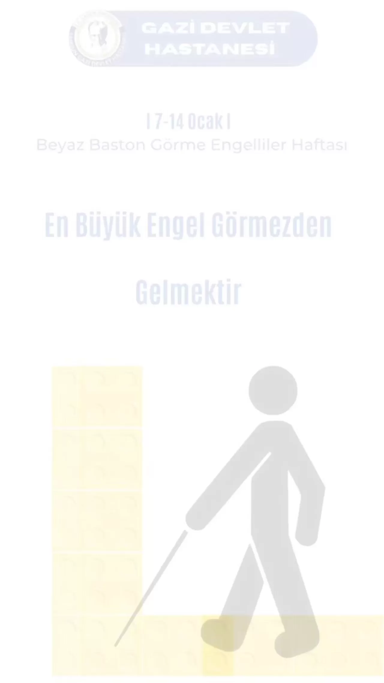 Samsun'da Beyaz Baston Görme Engelliler Haftası'nda Anlamlı Farkındalık