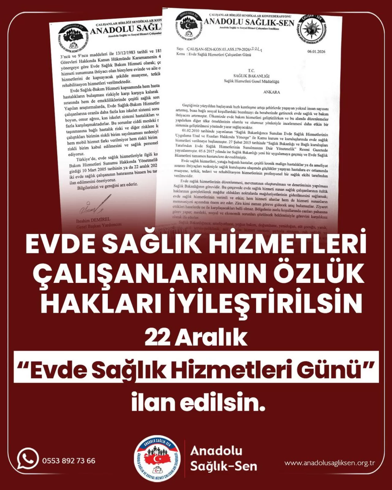 Evde Sağlık Hizmeti Çalışanlarının Özlük Hakları ve Talepleri Gündemde