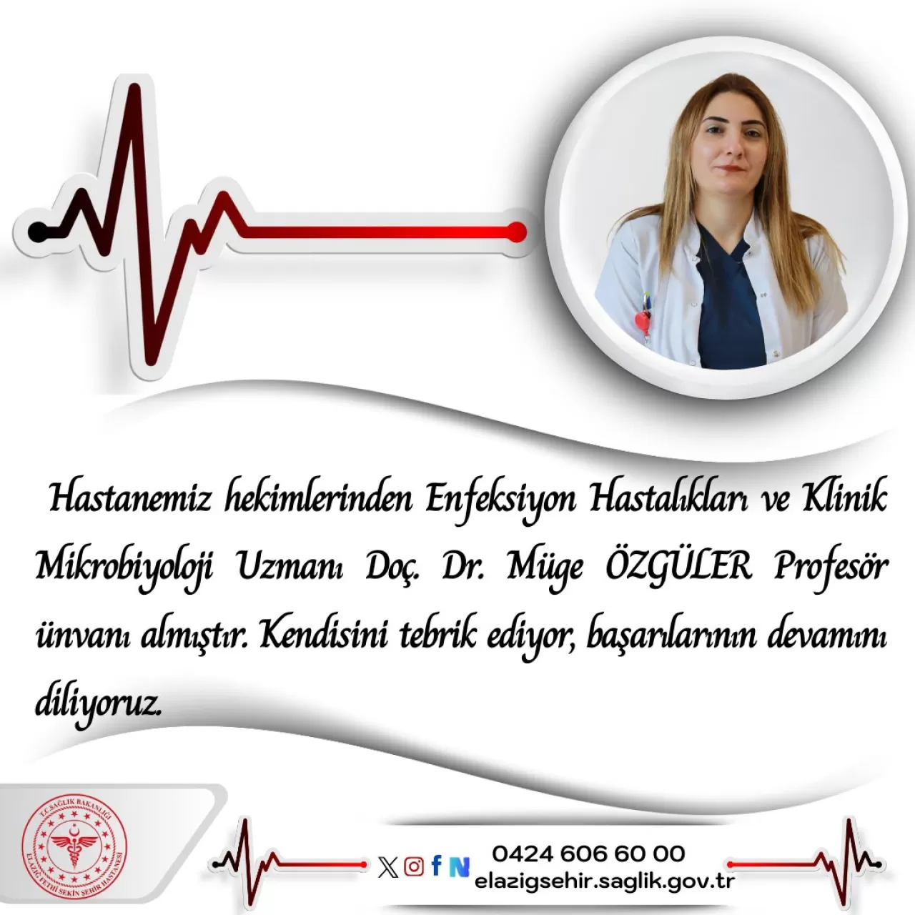 Doç. Dr. Müge Özgüler, Profesörlük Unvanına Yükseldi