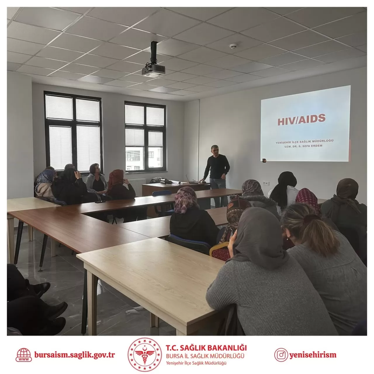 Bursa Yenişehir'de Dünya AIDS Günü'nde Farkındalık Eğitimi Düzenlendi