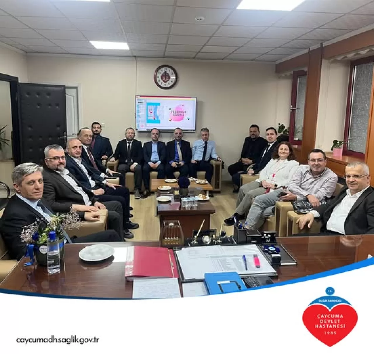 Çaycuma Devlet Hastanesi'nde İl Kamu Hastaneleri Başhekimleri Toplantısı Yapıldı