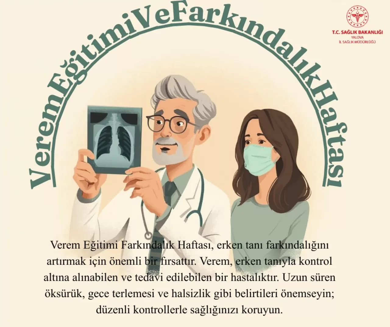Yalova'da Verem Eğitimi ve Farkındalık Haftası Başladı
