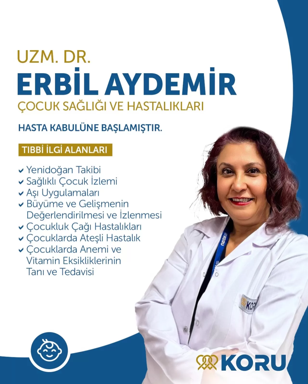Uzm. Dr. Erbil Aydemir Koru Ankara Hastanesi'nde Hizmet Vermeye Başladı