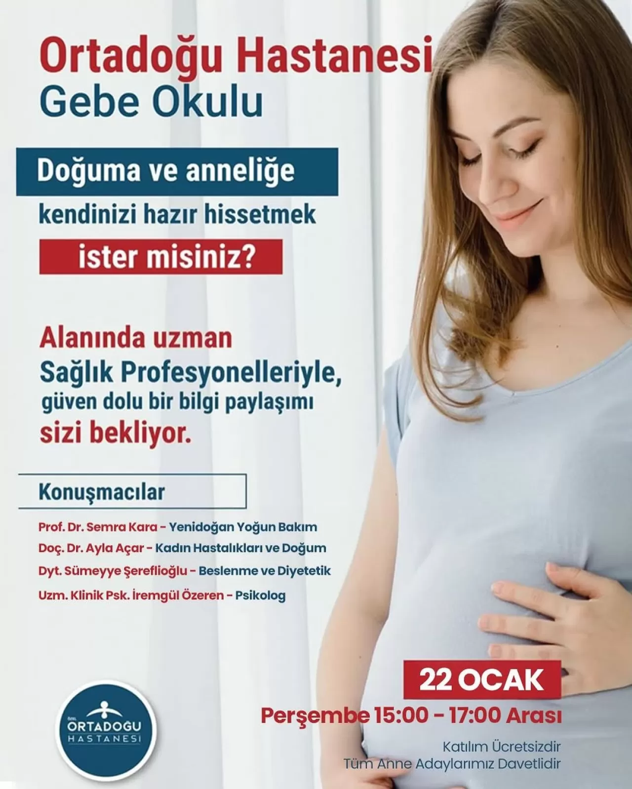 Ankara'da Ücretsiz Gebe Okulu ile Bilinçli Annelik Yolculuğu