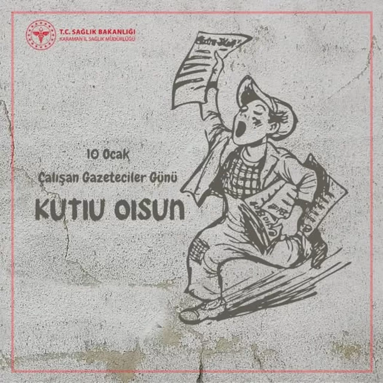 Karaman'da 10 Ocak Çalışan Gazeteciler Günü Kutlandı