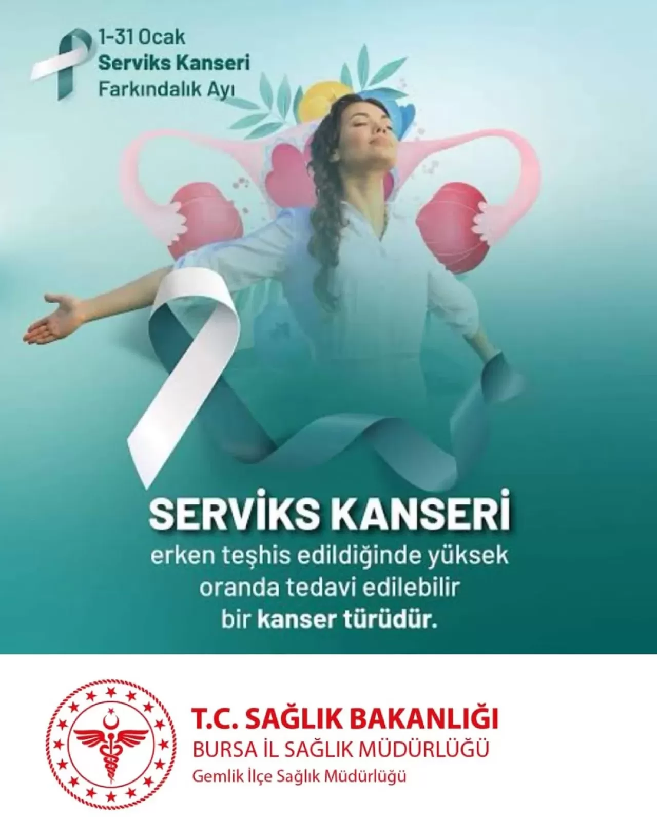 Bursa Gemlik'te Rahim Ağzı Kanseri Taramaları Ücretsiz Yapılıyor