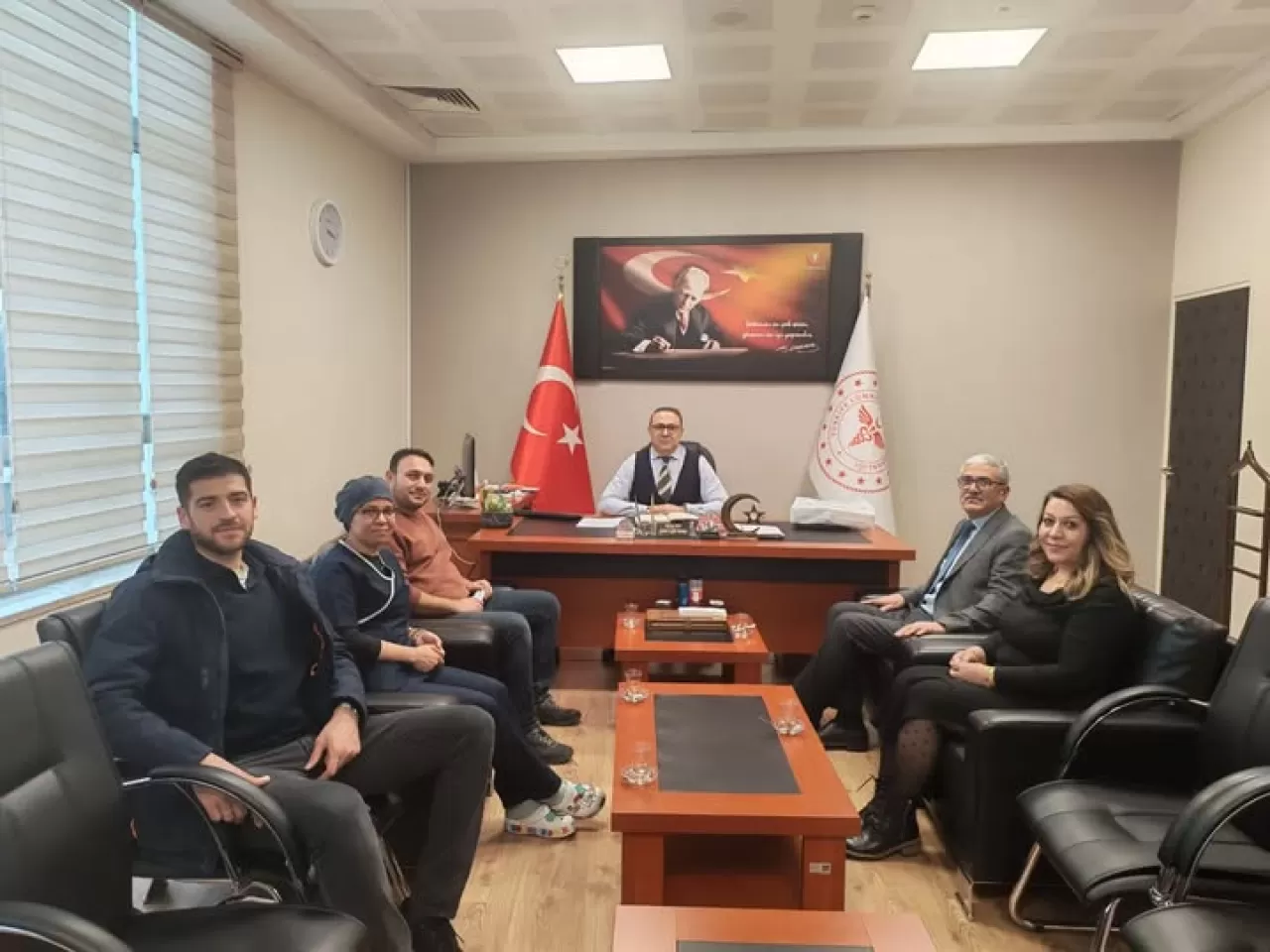 Karaman Eğitim ve Araştırma Hastanesi'nde Yeni Yıl Ziyareti