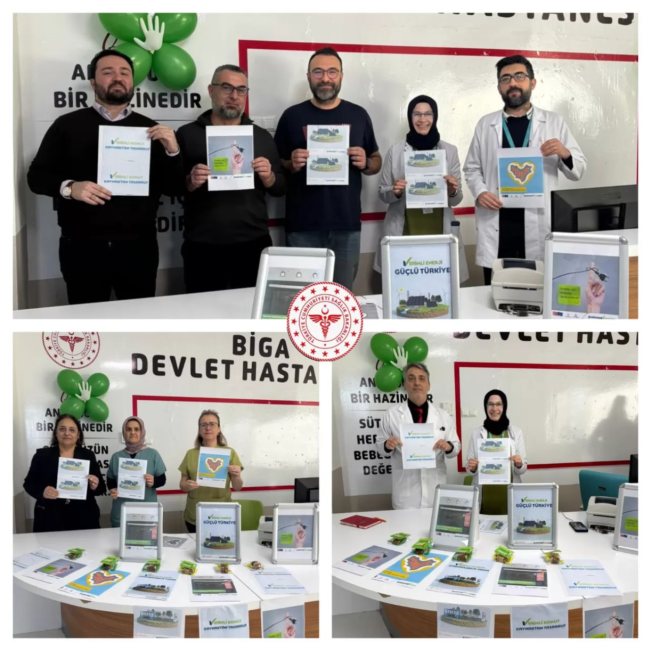 Biga Devlet Hastanesi'nde Enerji Verimliliği Haftası Etkinliği